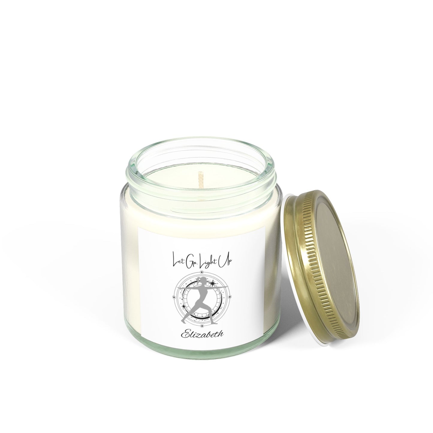 Personalized Coconut Wax Scented Candle