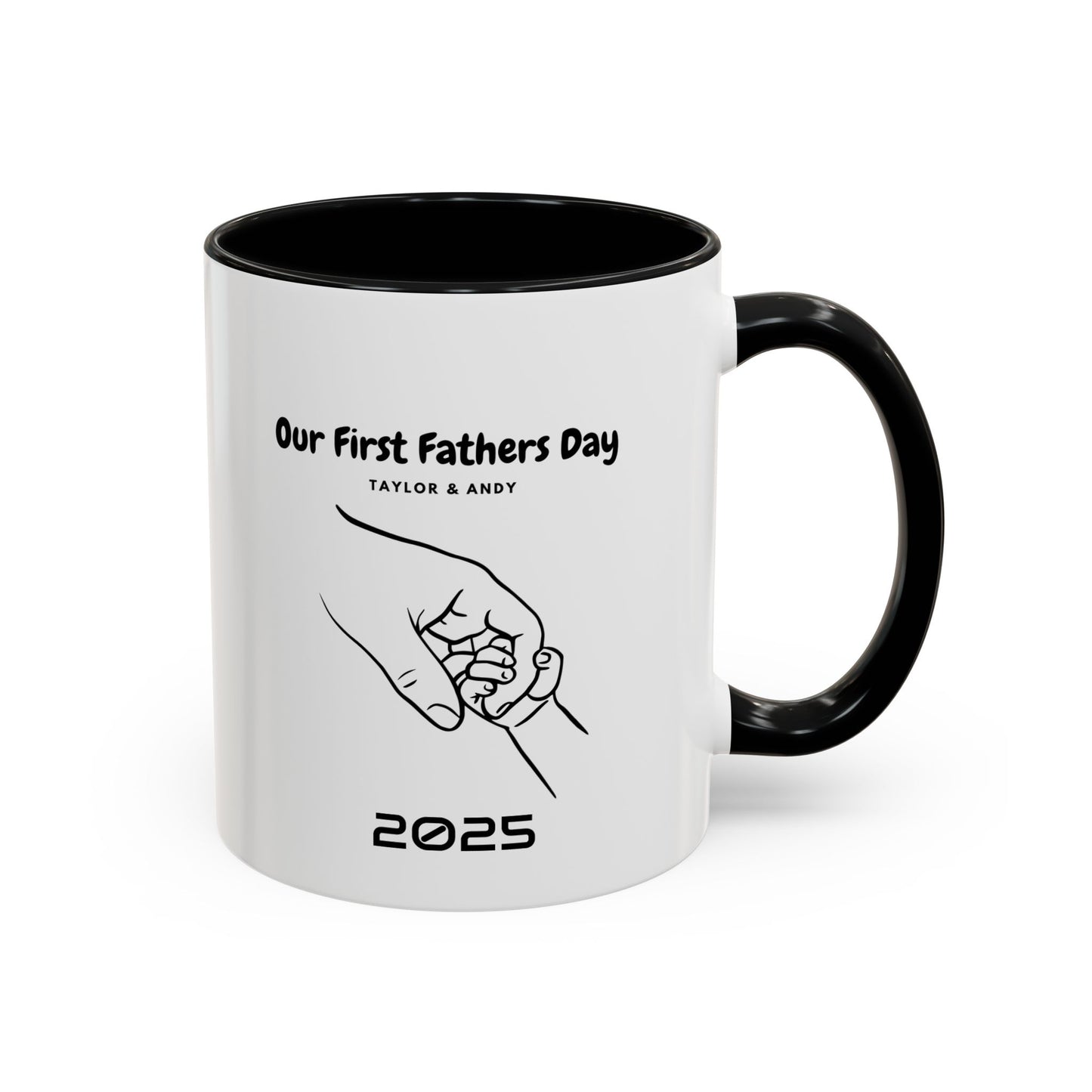 Personalized First Father's Day Coffee Mug - 11oz