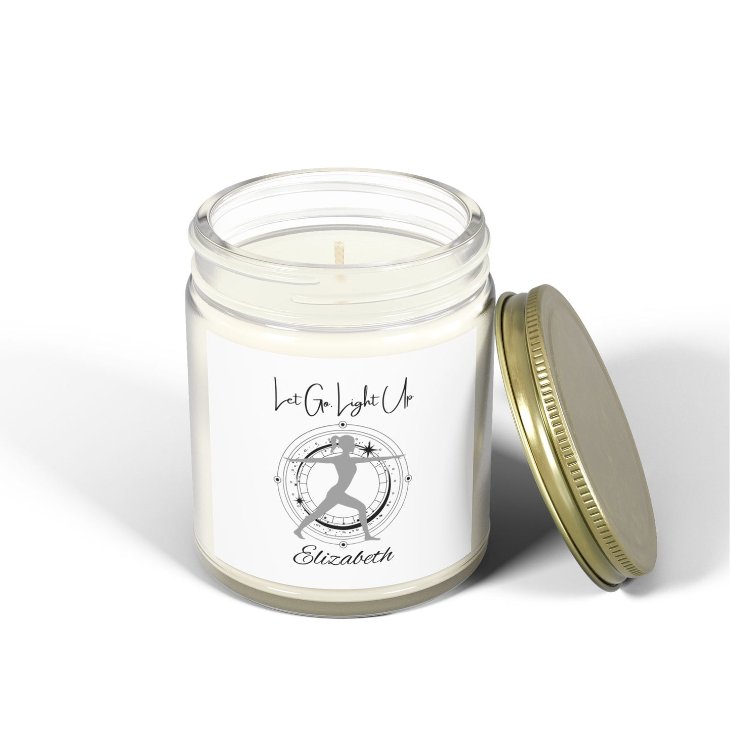 Personalized Coconut Wax Scented Candle