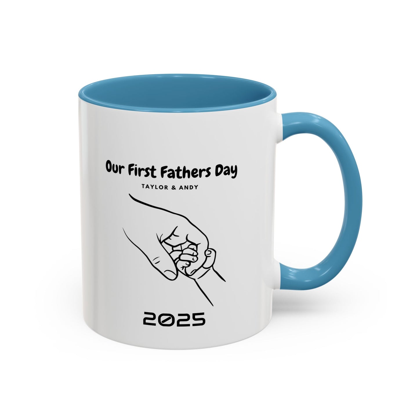 Personalized First Father's Day Coffee Mug - 11oz
