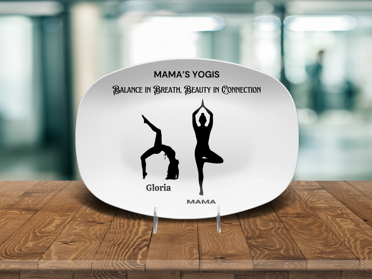 Custom Mother’s Day Yoga Gift 🧘♀️ Personalized Yoga Mum's Platter