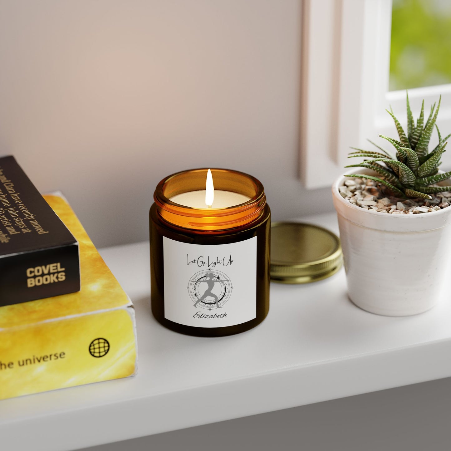 Personalized Coconut Wax Scented Candle