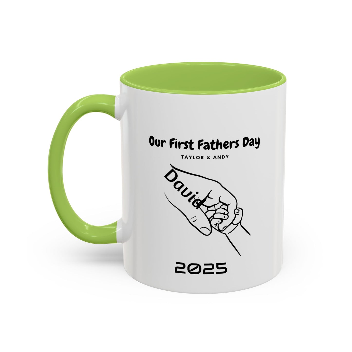Personalized First Father's Day Coffee Mug - 11oz
