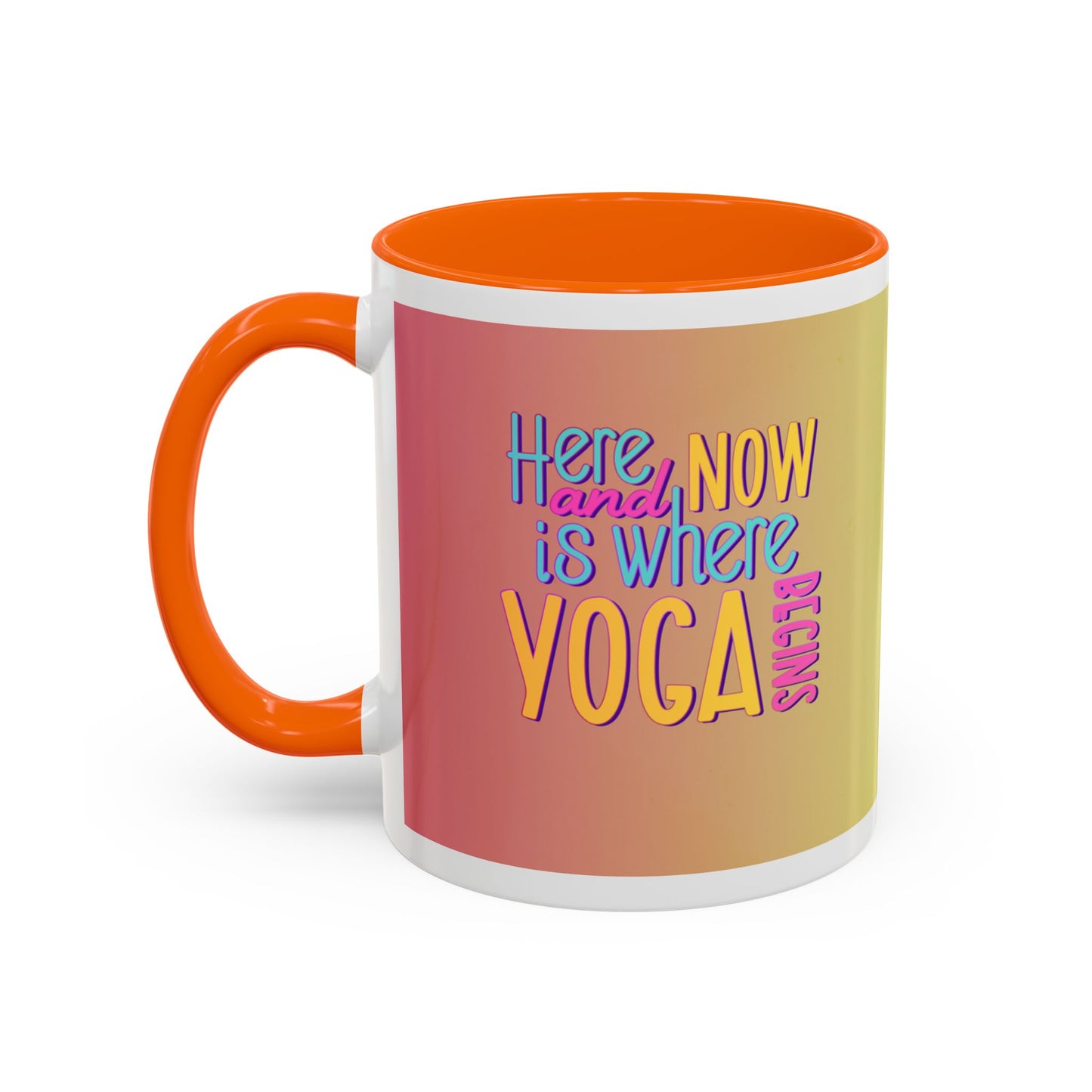 Yoga-Themed 11 oz Coffee Mug
