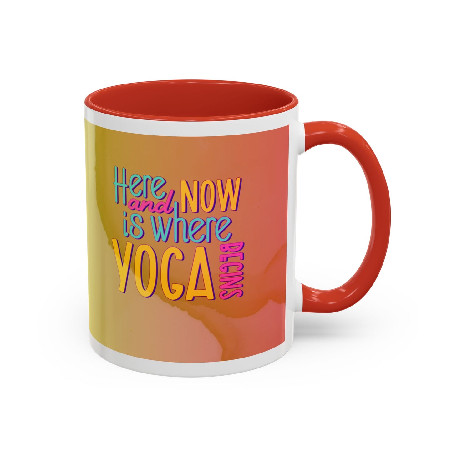 Yoga-Themed 11 oz Coffee Mug
