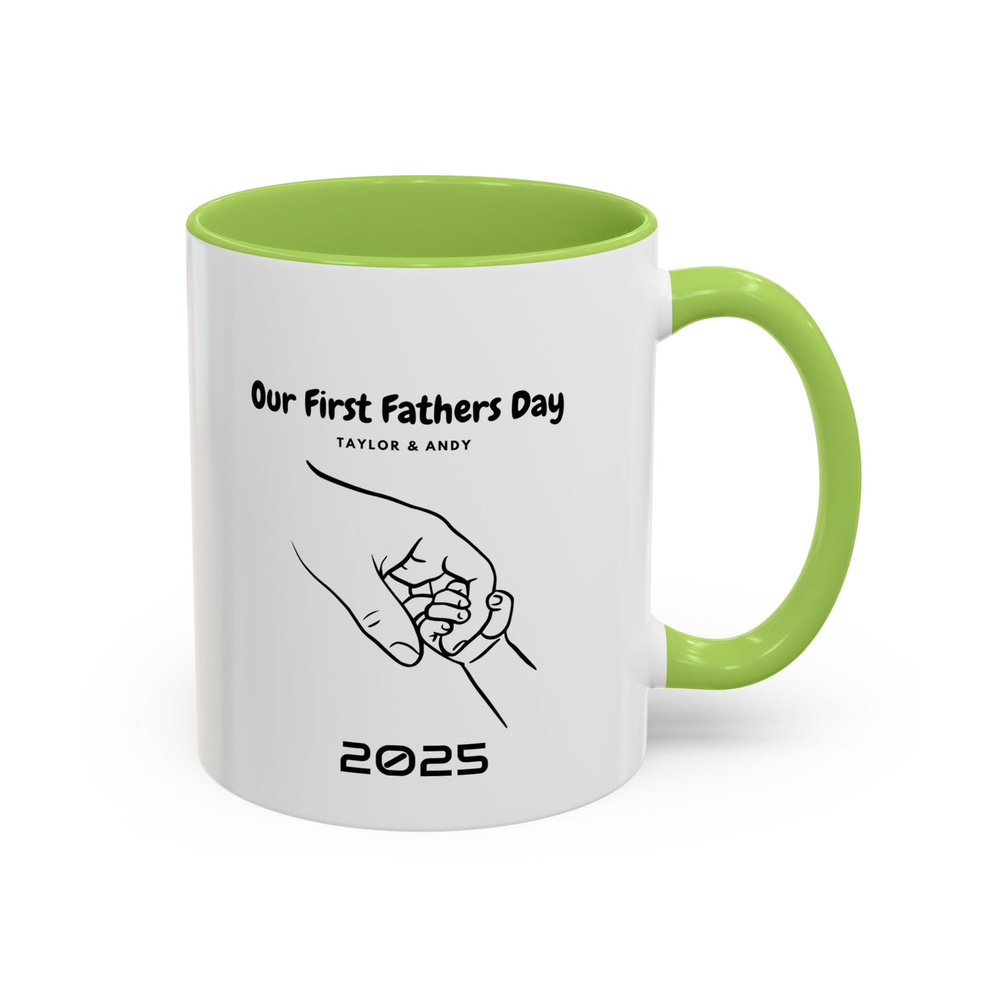 Personalized First Father's Day Coffee Mug - 11oz