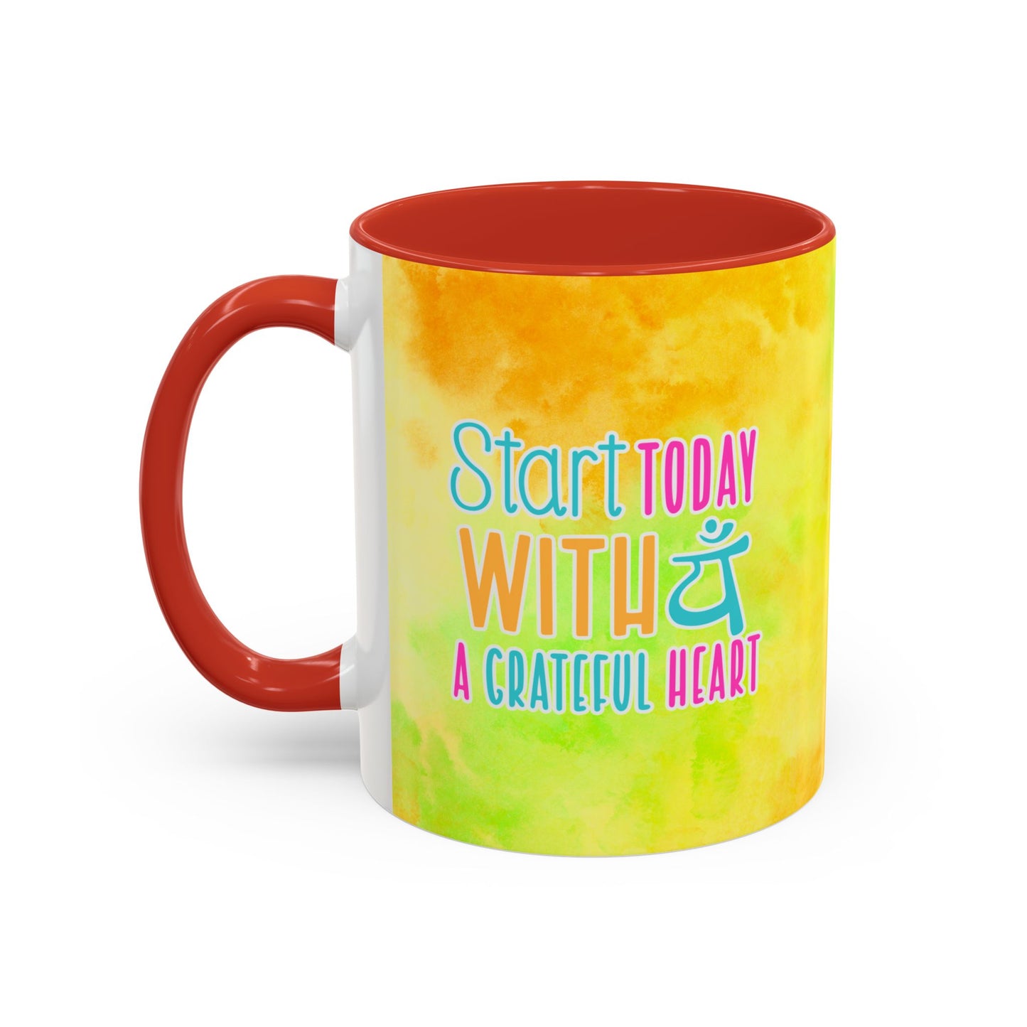 Yoga-Themed 11 oz Coffee Mug