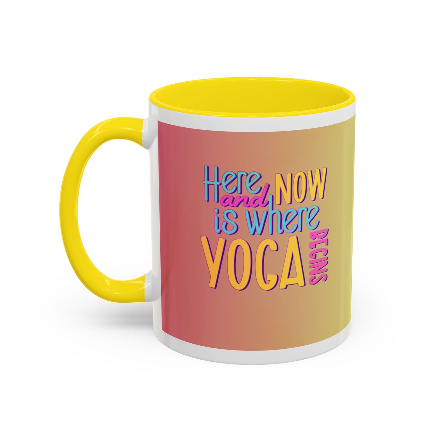 Yoga-Themed 11 oz Coffee Mug