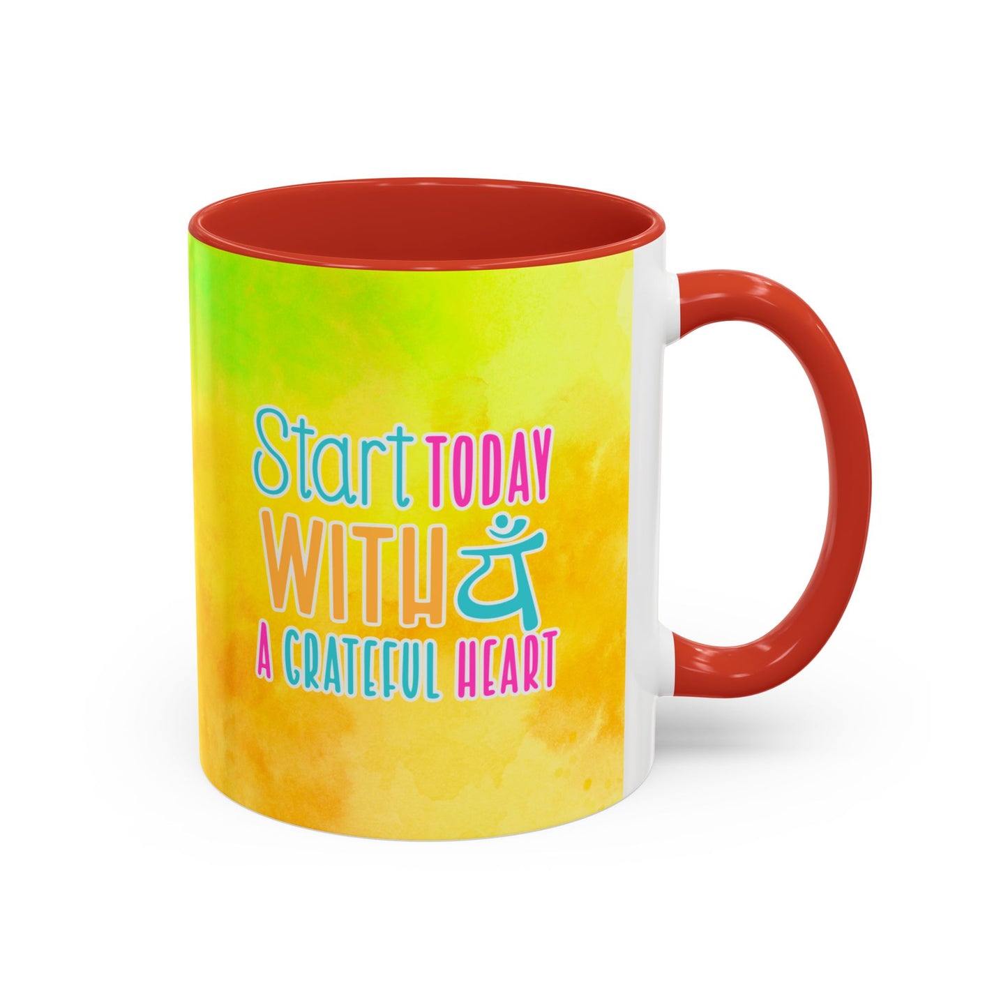 Yoga-Themed 11 oz Coffee Mug