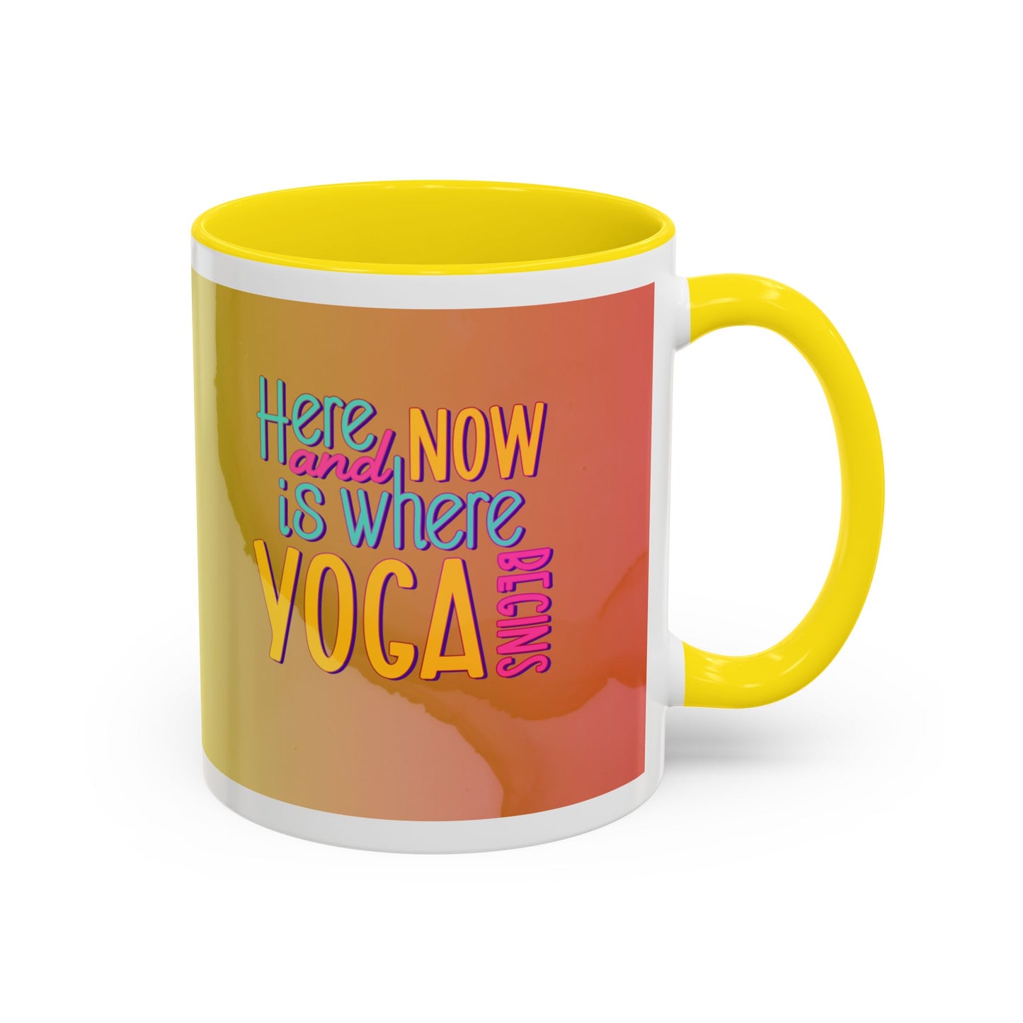 Yoga-Themed 11 oz Coffee Mug