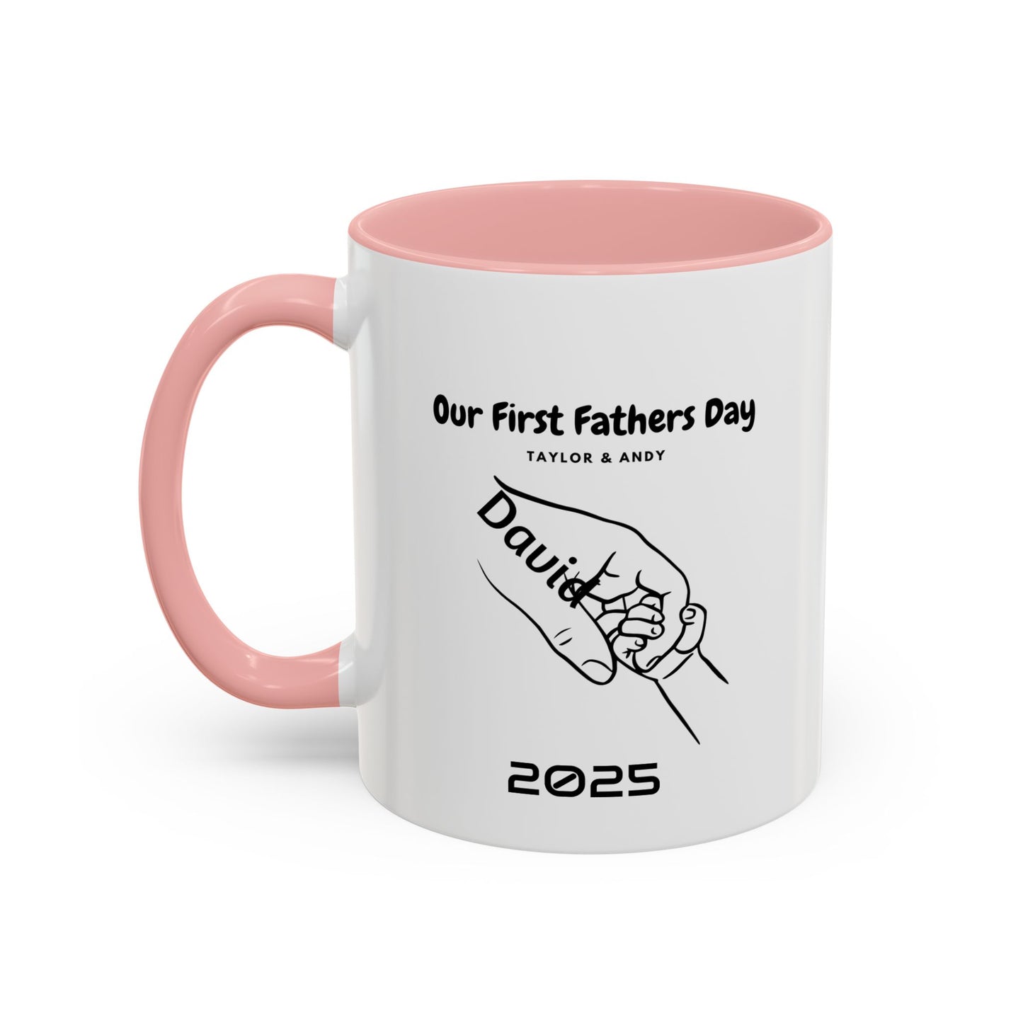 Personalized First Father's Day Coffee Mug - 11oz