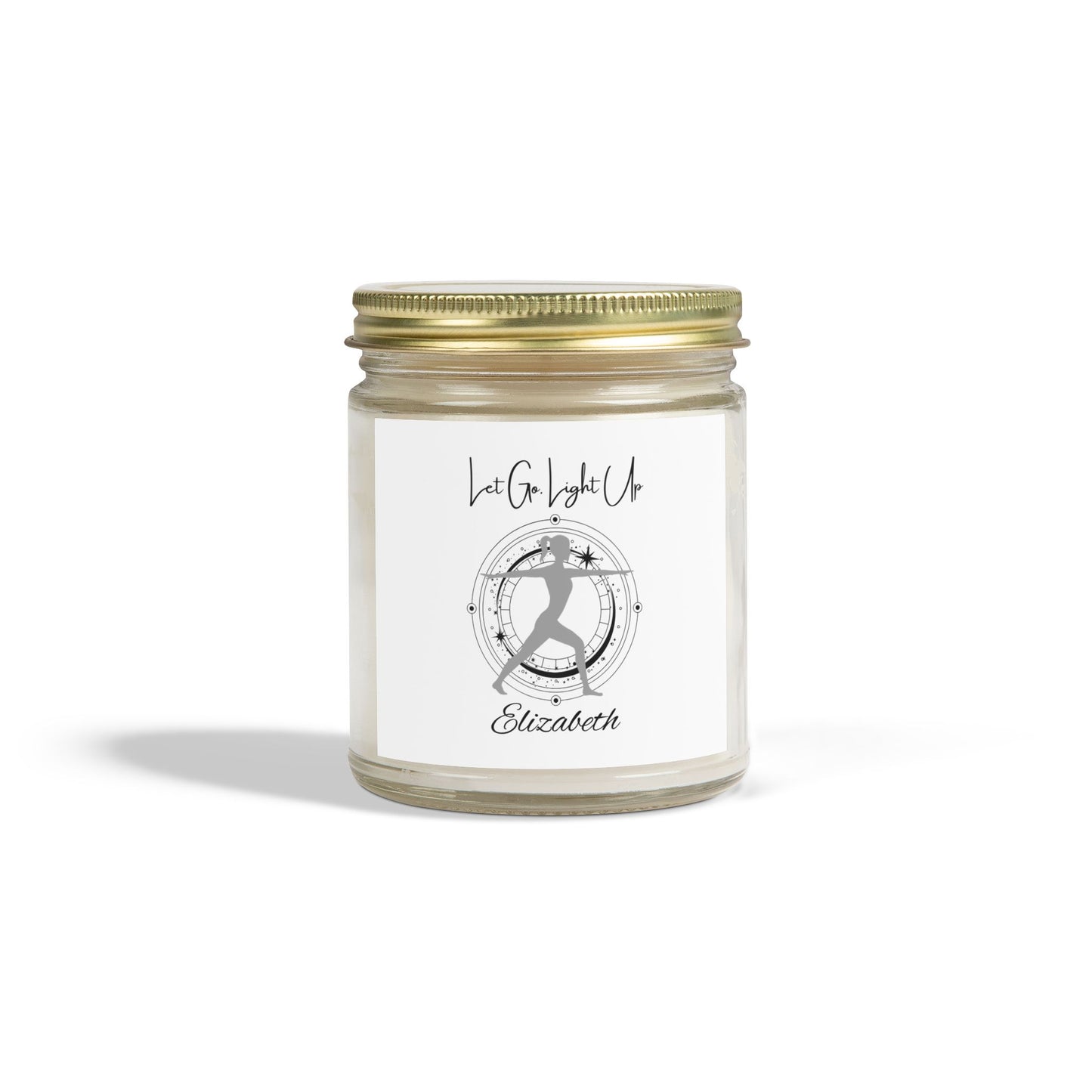Personalized Coconut Wax Scented Candle