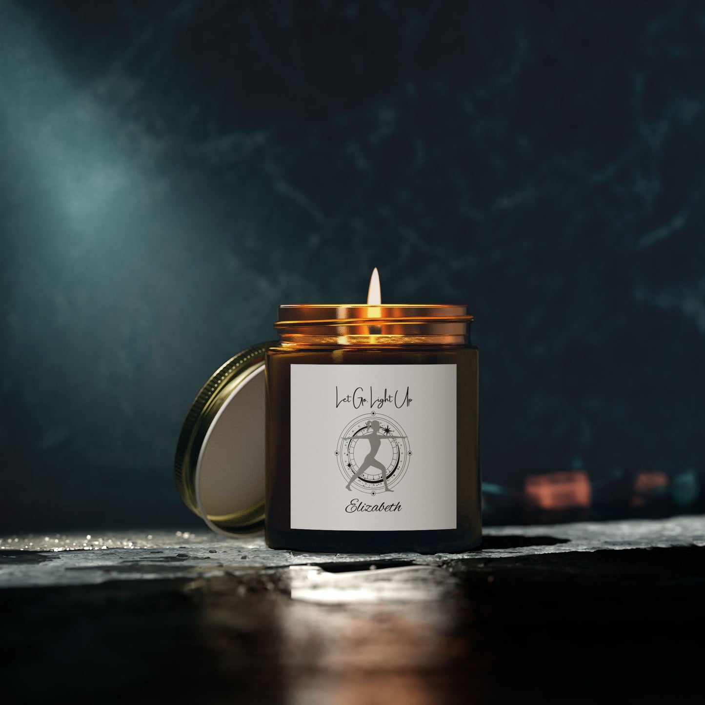 Personalized Coconut Wax Scented Candle