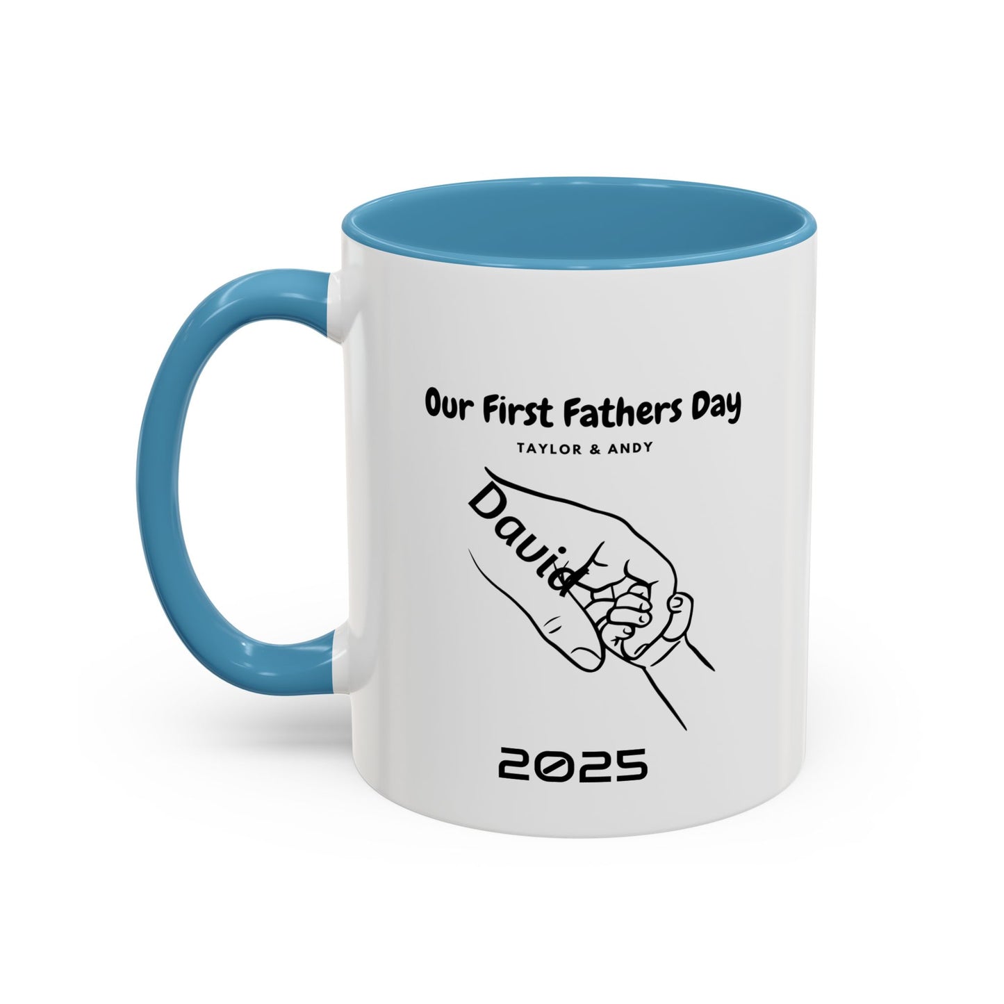 Personalized First Father's Day Coffee Mug - 11oz