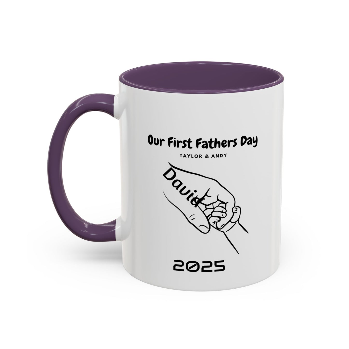 Personalized First Father's Day Coffee Mug - 11oz