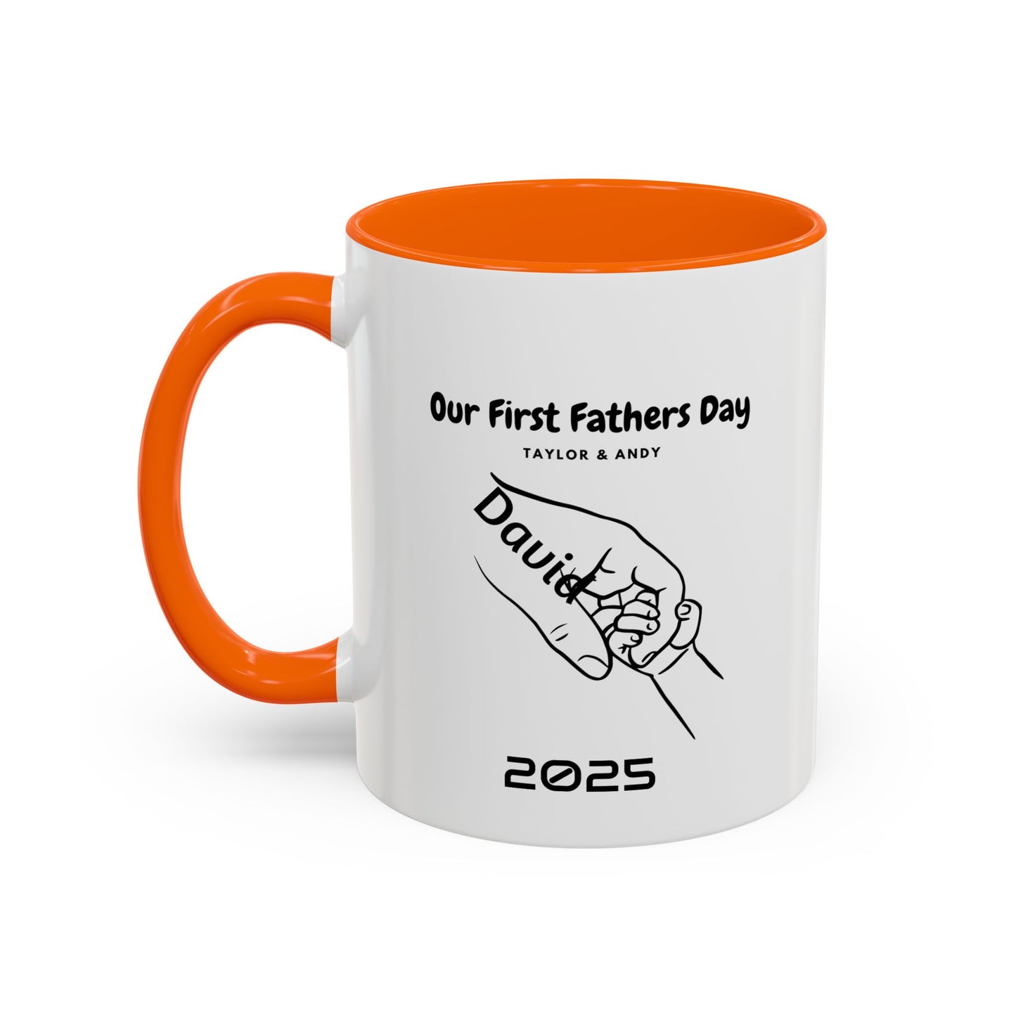 Personalized First Father's Day Coffee Mug - 11oz