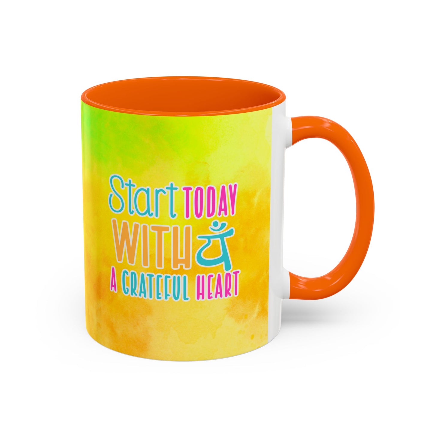 Yoga-Themed 11 oz Coffee Mug