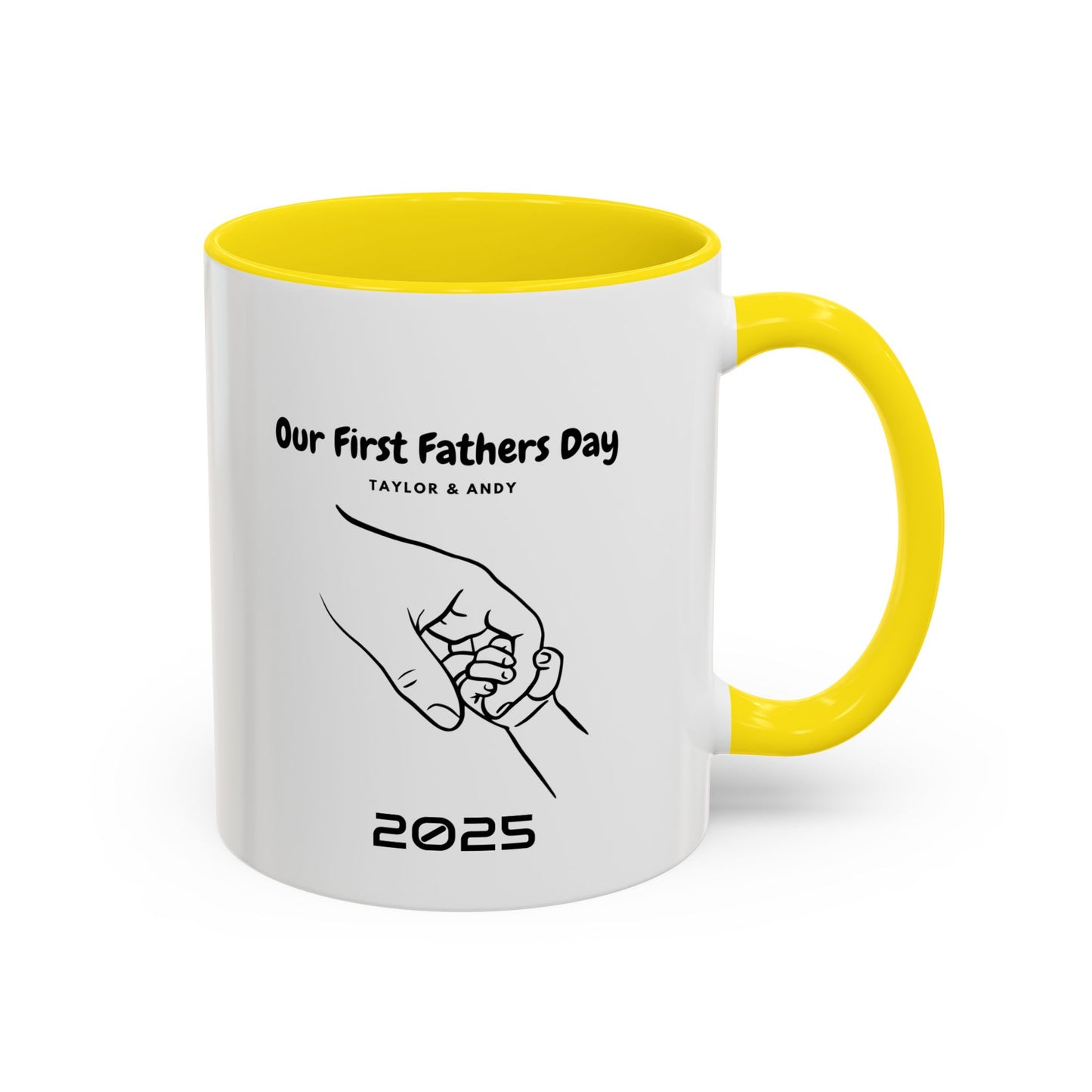Personalized First Father's Day Coffee Mug - 11oz