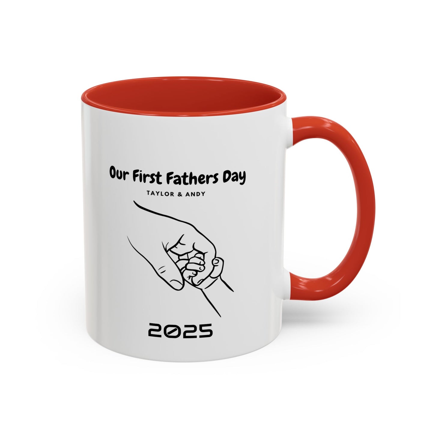 Personalized First Father's Day Coffee Mug - 11oz