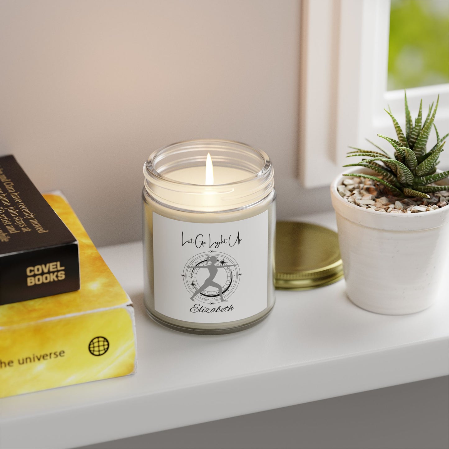 Personalized Coconut Wax Scented Candle