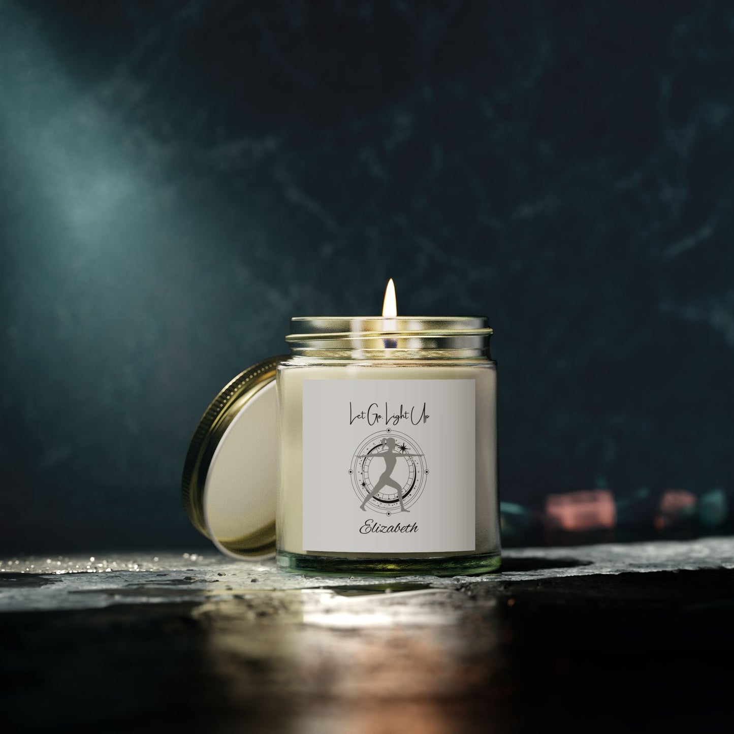 Personalized Coconut Wax Scented Candle