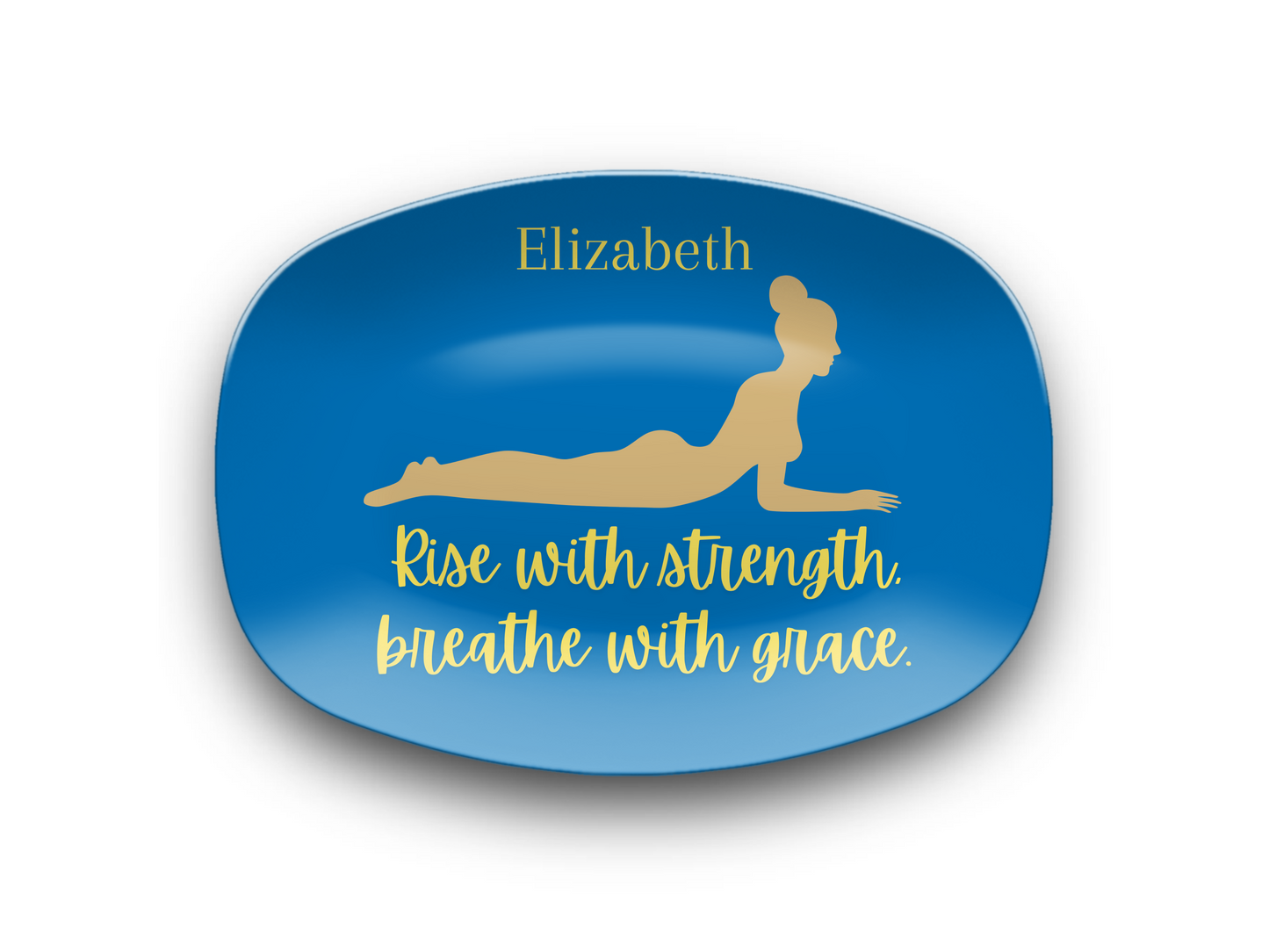 ๐ Cobra Pose Personalized Yoga Platter