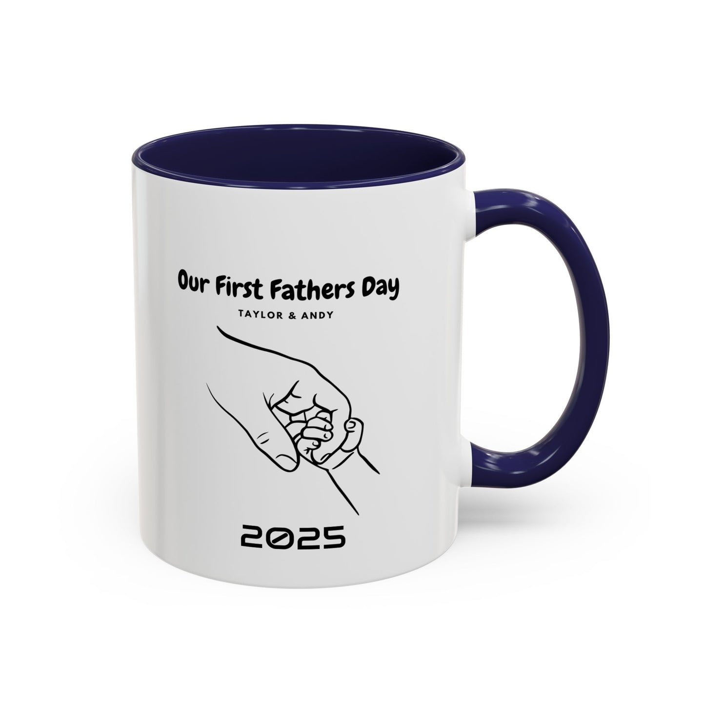 Personalized First Father's Day Coffee Mug - 11oz