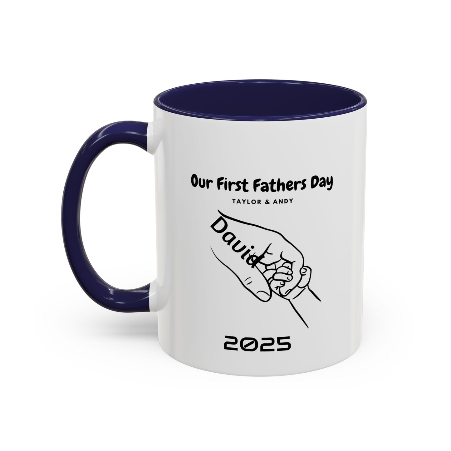 Personalized First Father's Day Coffee Mug - 11oz