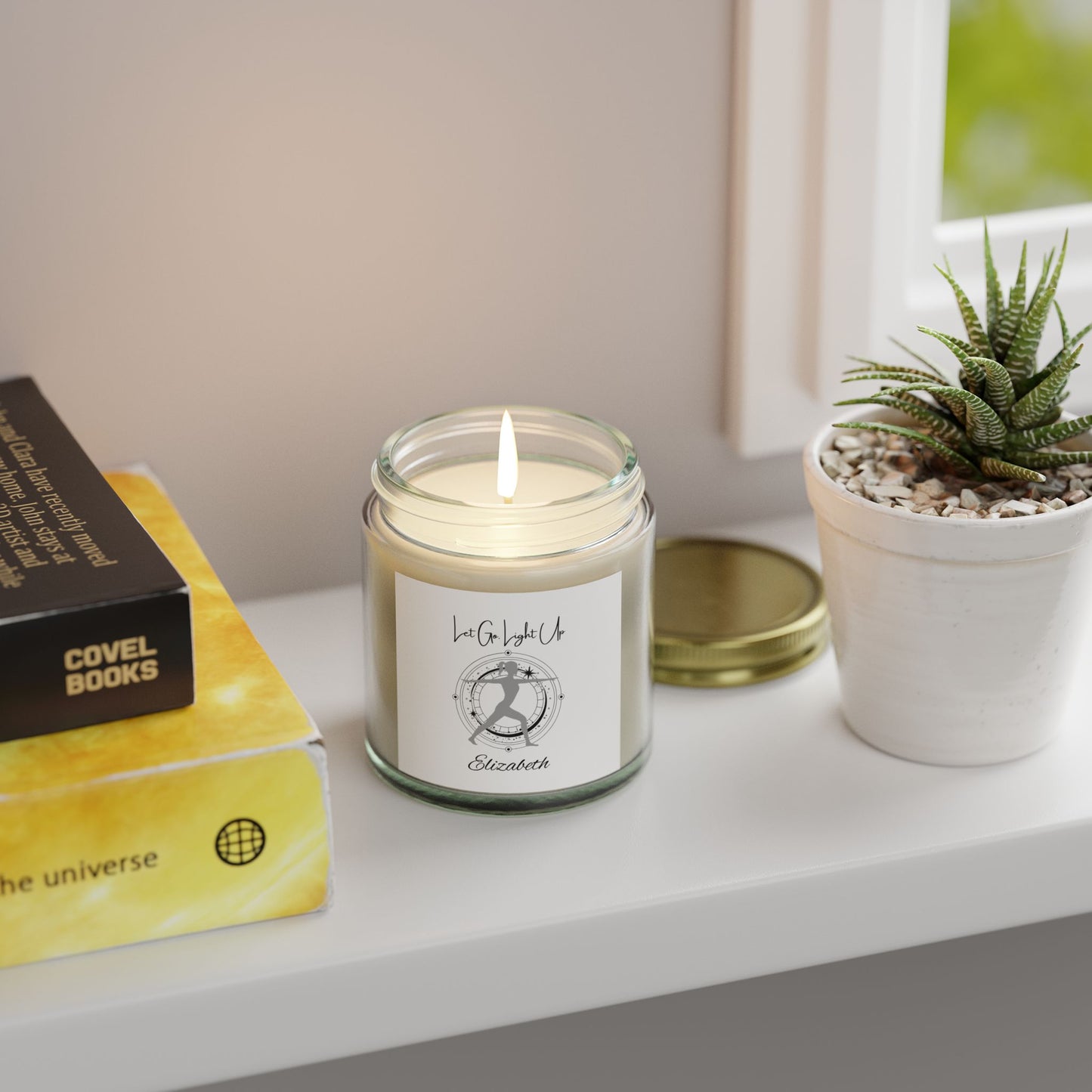 Personalized Coconut Wax Scented Candle