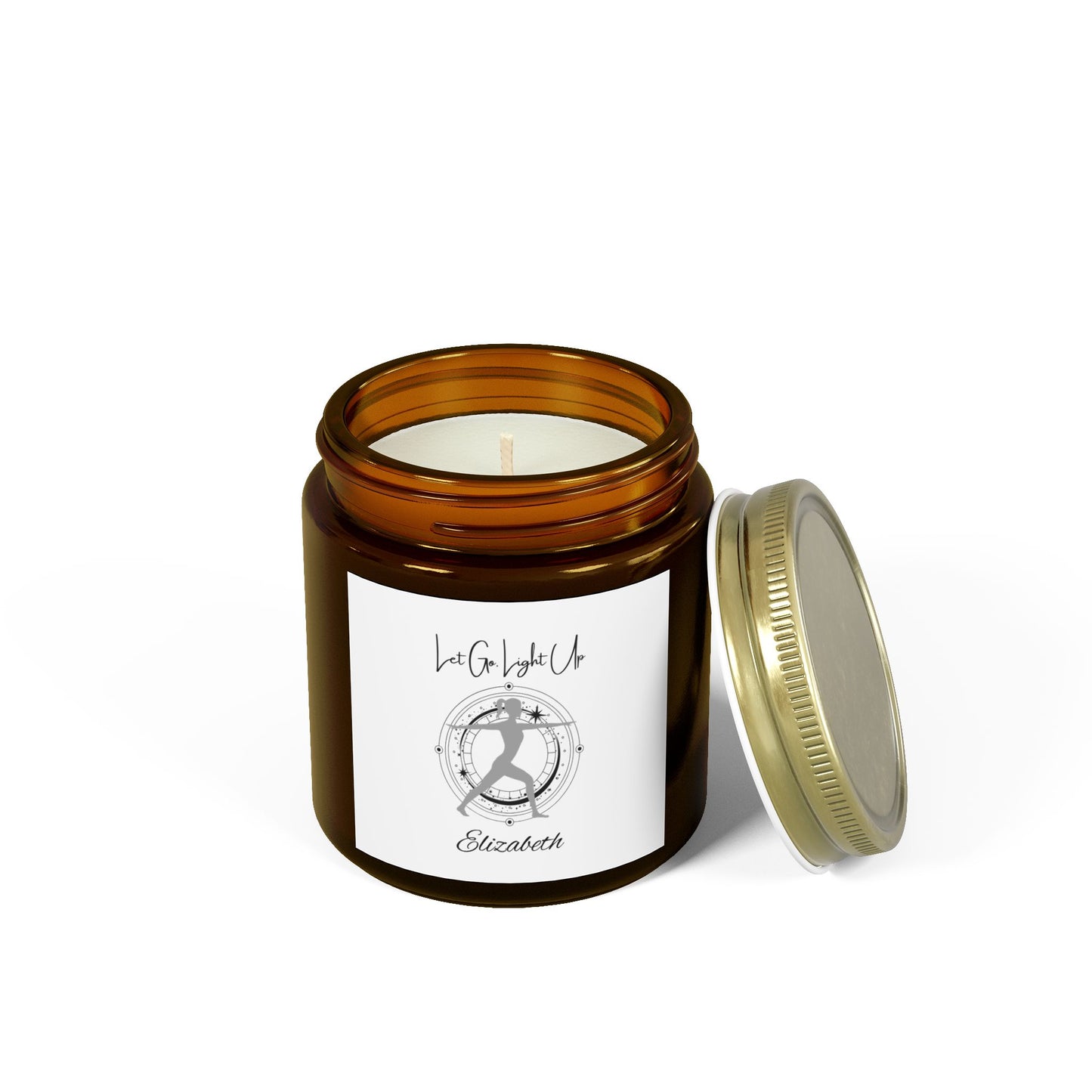 Personalized Coconut Wax Scented Candle