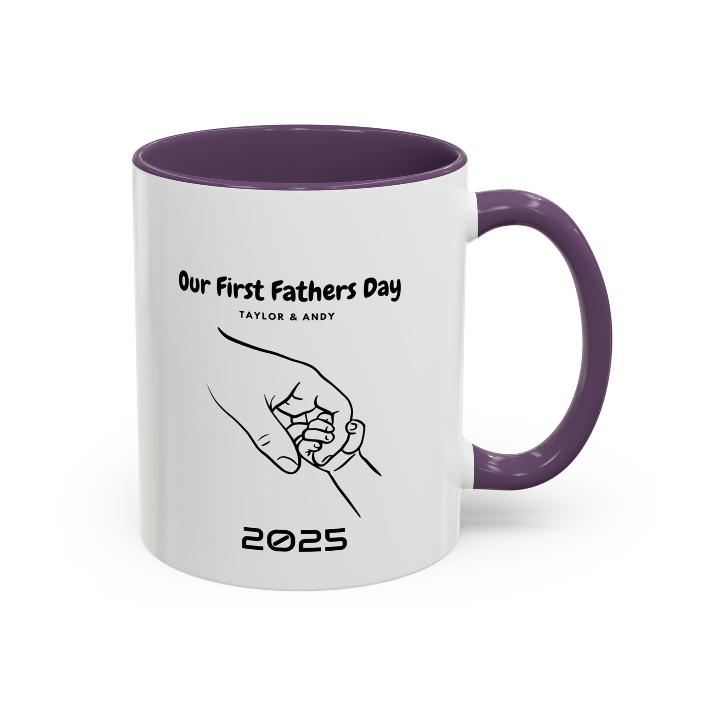 Personalized First Father's Day Coffee Mug - 11oz