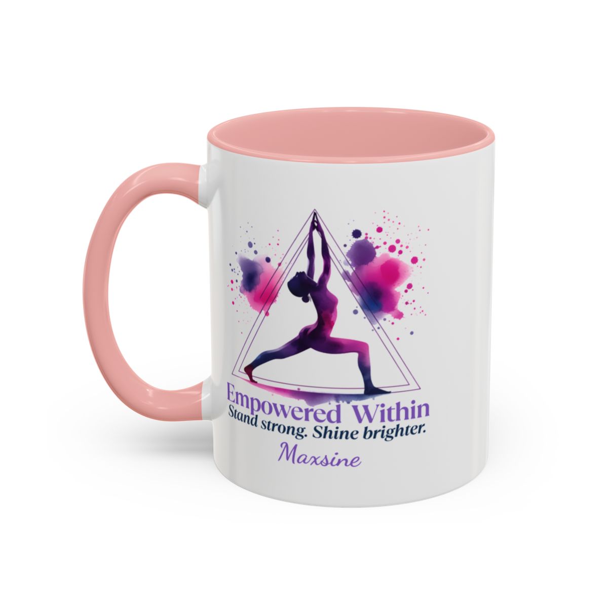 Personalized Yoga Mug for Her - 🧘♀️ Empowered Within –