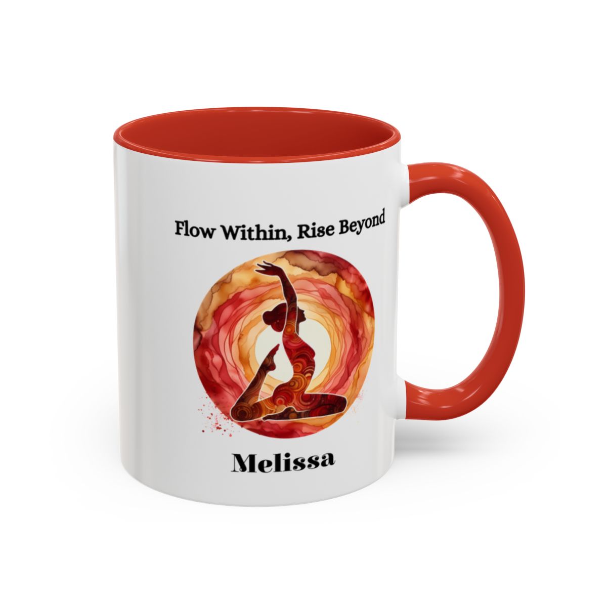 Personalised Yoga Mug - 🧘♀️ Flow Within, Rise Beyond
