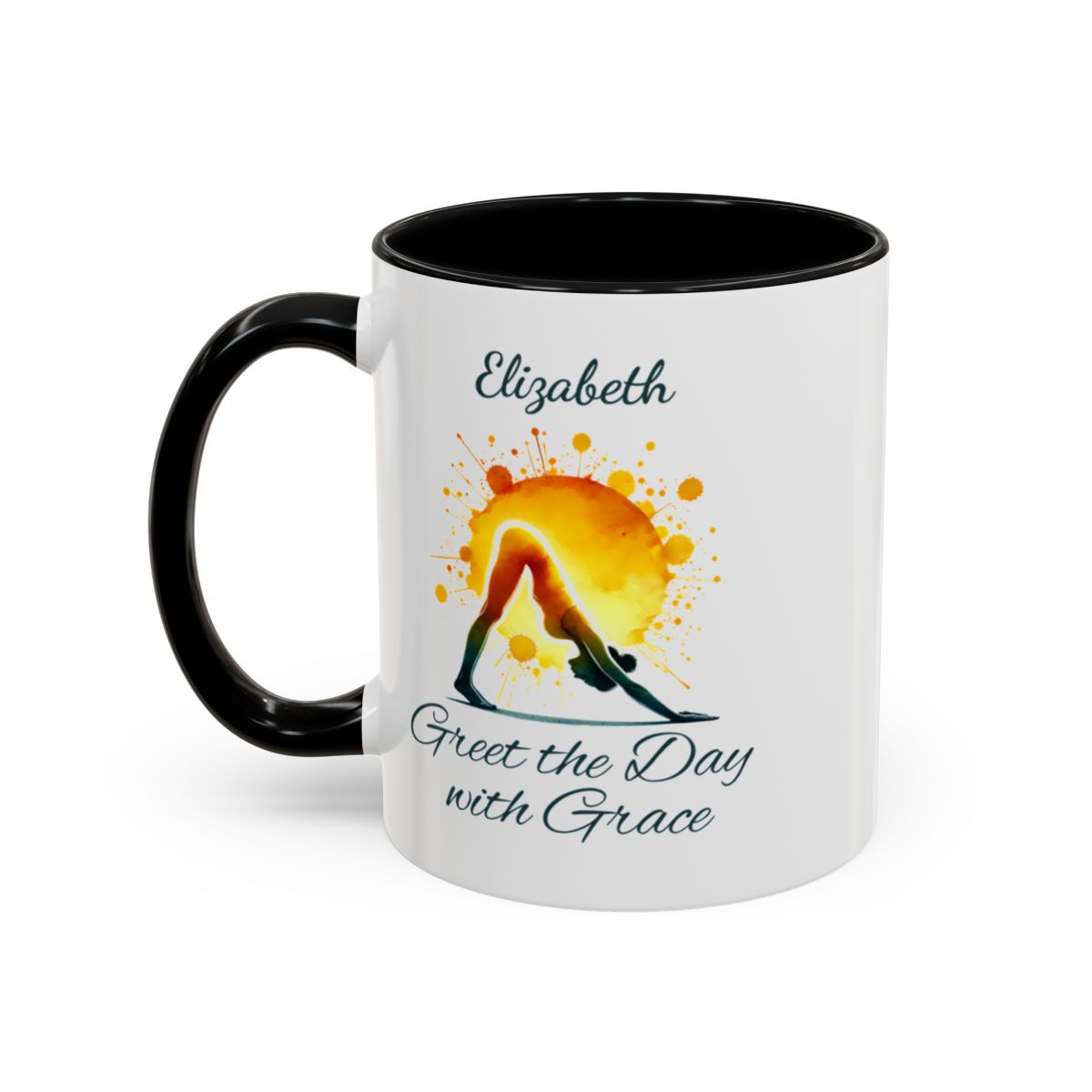 π§ Personalised Yoga Mug β "Greet the Day with Grace" π