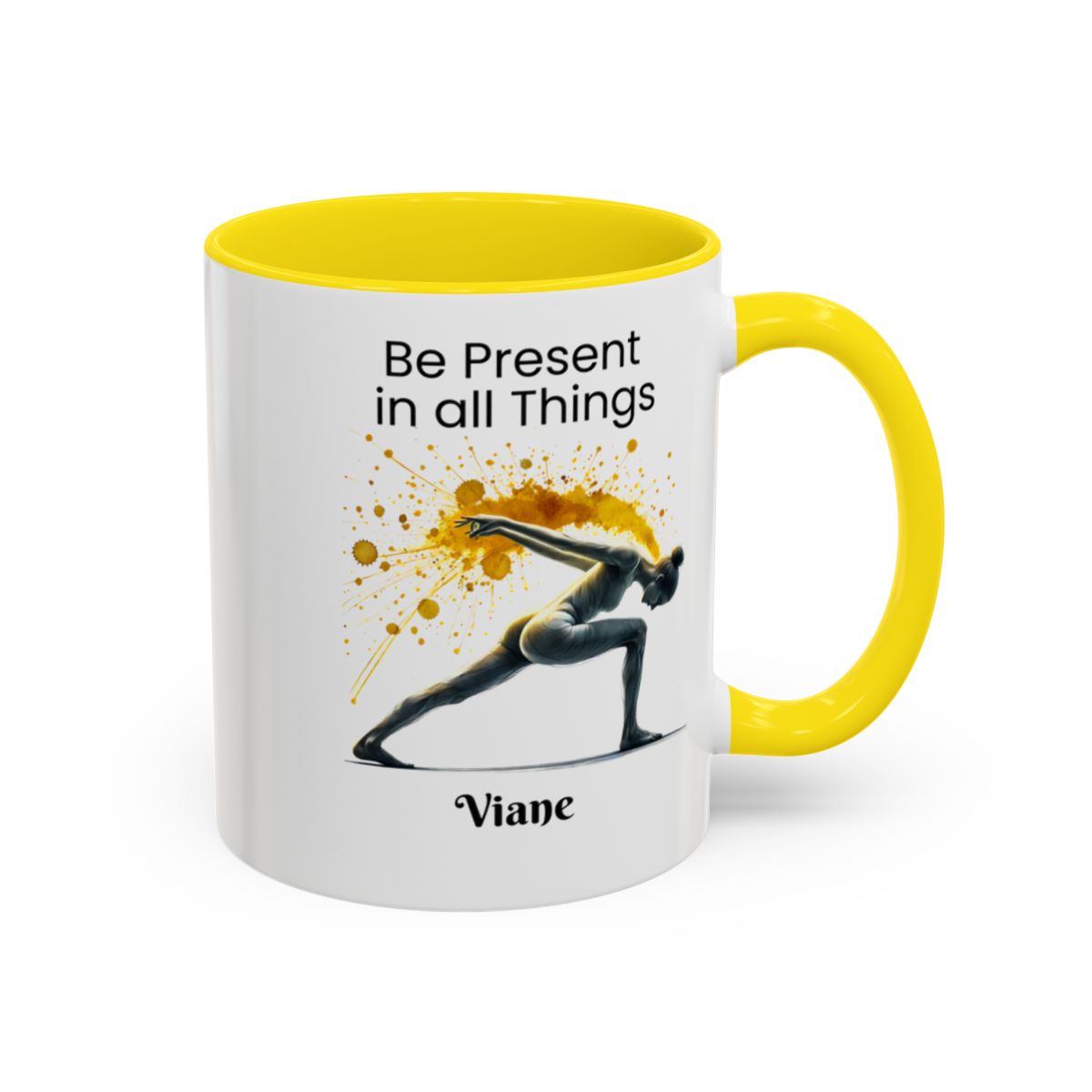 Personalized Yoga Mug - ☀️ Warrior Glow –