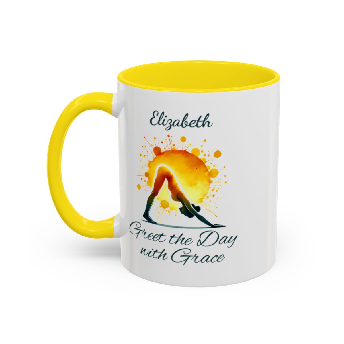 π§ Personalised Yoga Mug β "Greet the Day with Grace" π