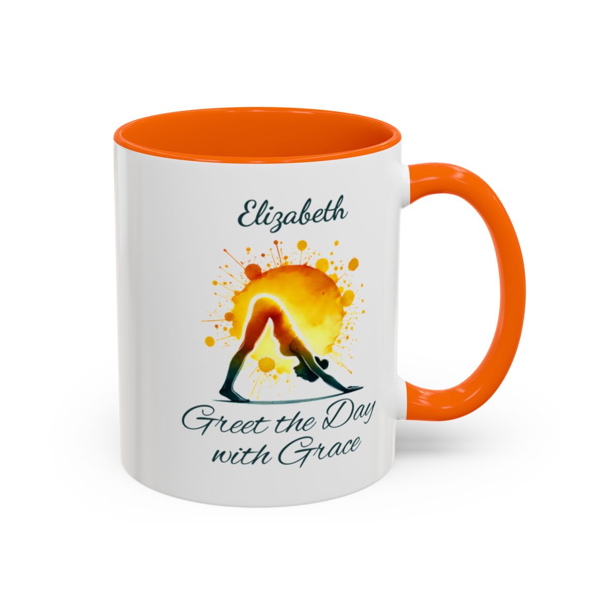 π§ Personalised Yoga Mug β "Greet the Day with Grace" π