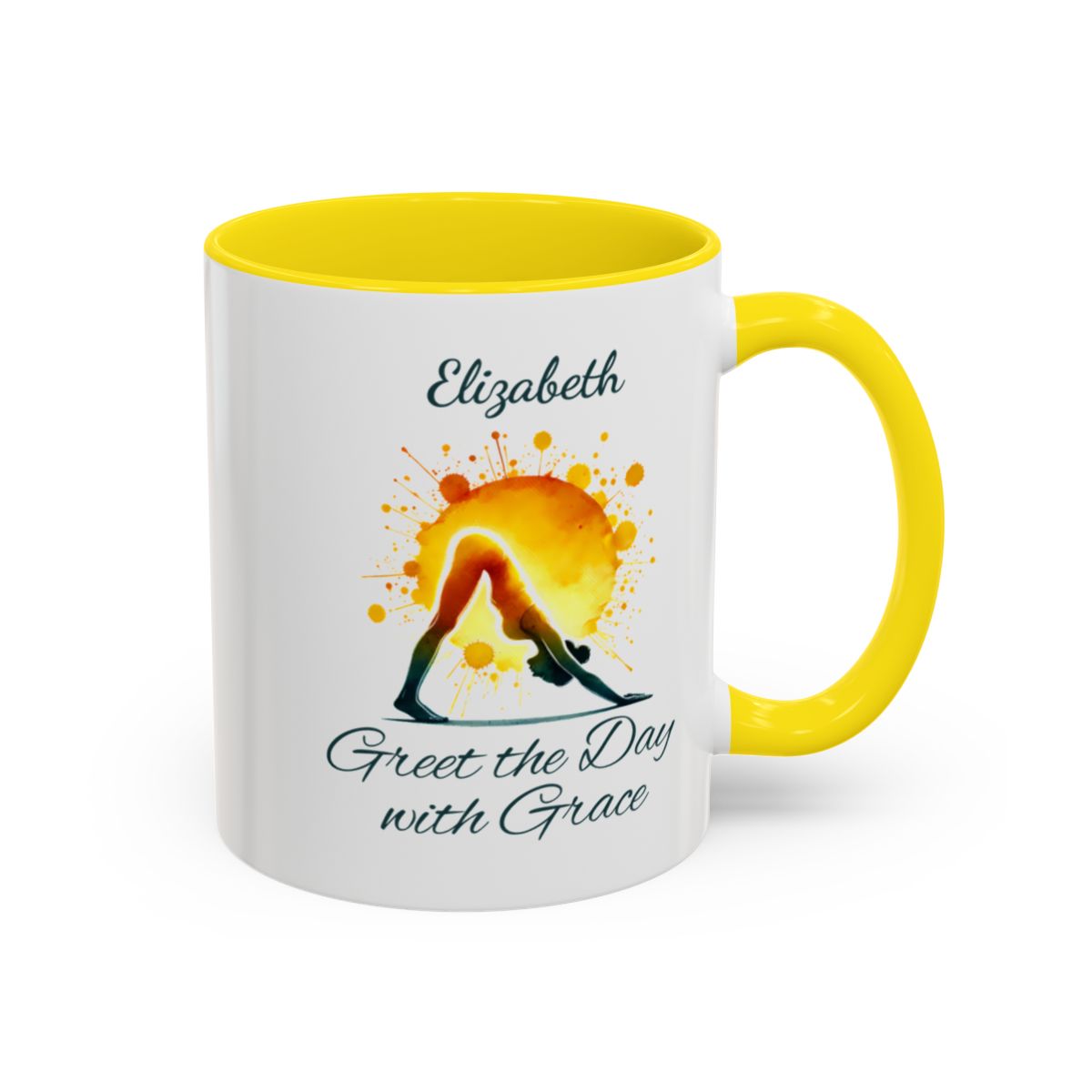 π§ Personalised Yoga Mug β "Greet the Day with Grace" π
