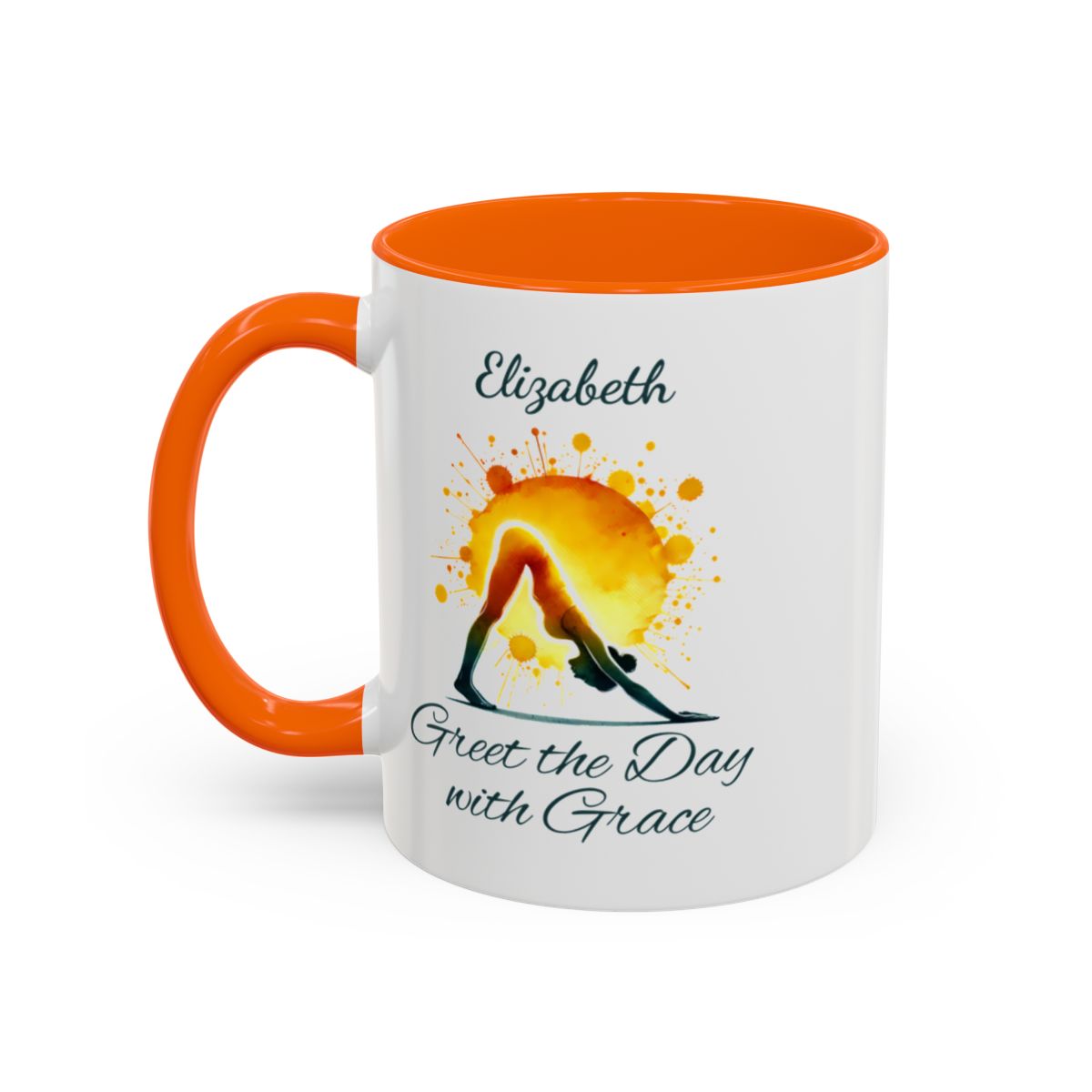 π§ Personalised Yoga Mug β "Greet the Day with Grace" π