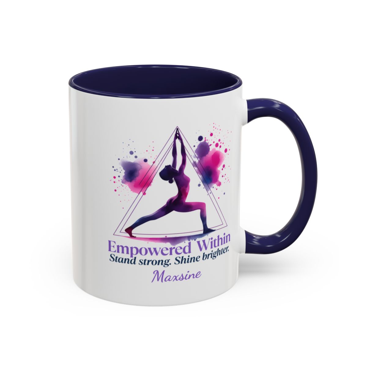 Personalized Yoga Mug for Her - 🧘♀️ Empowered Within –