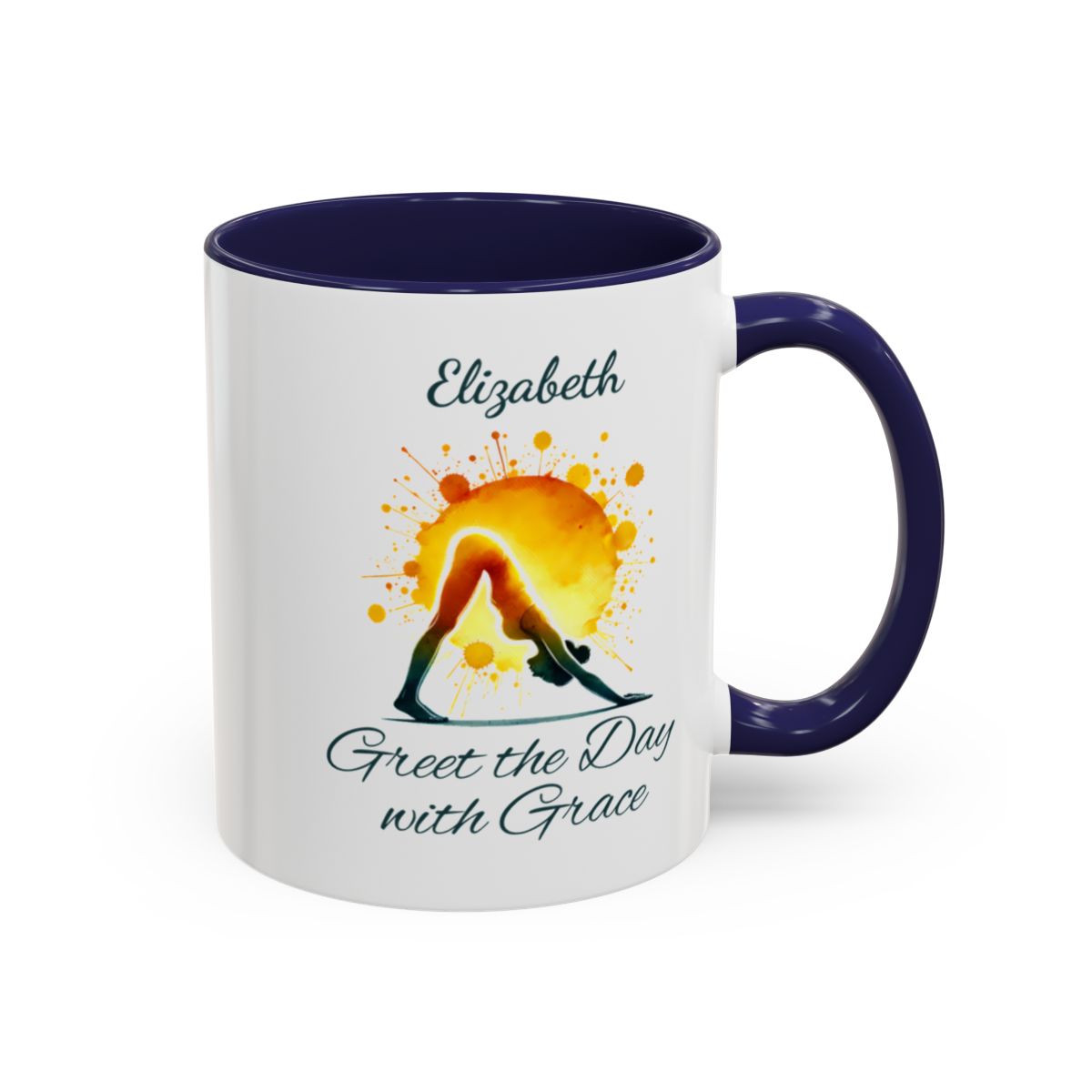 π§ Personalised Yoga Mug β "Greet the Day with Grace" π