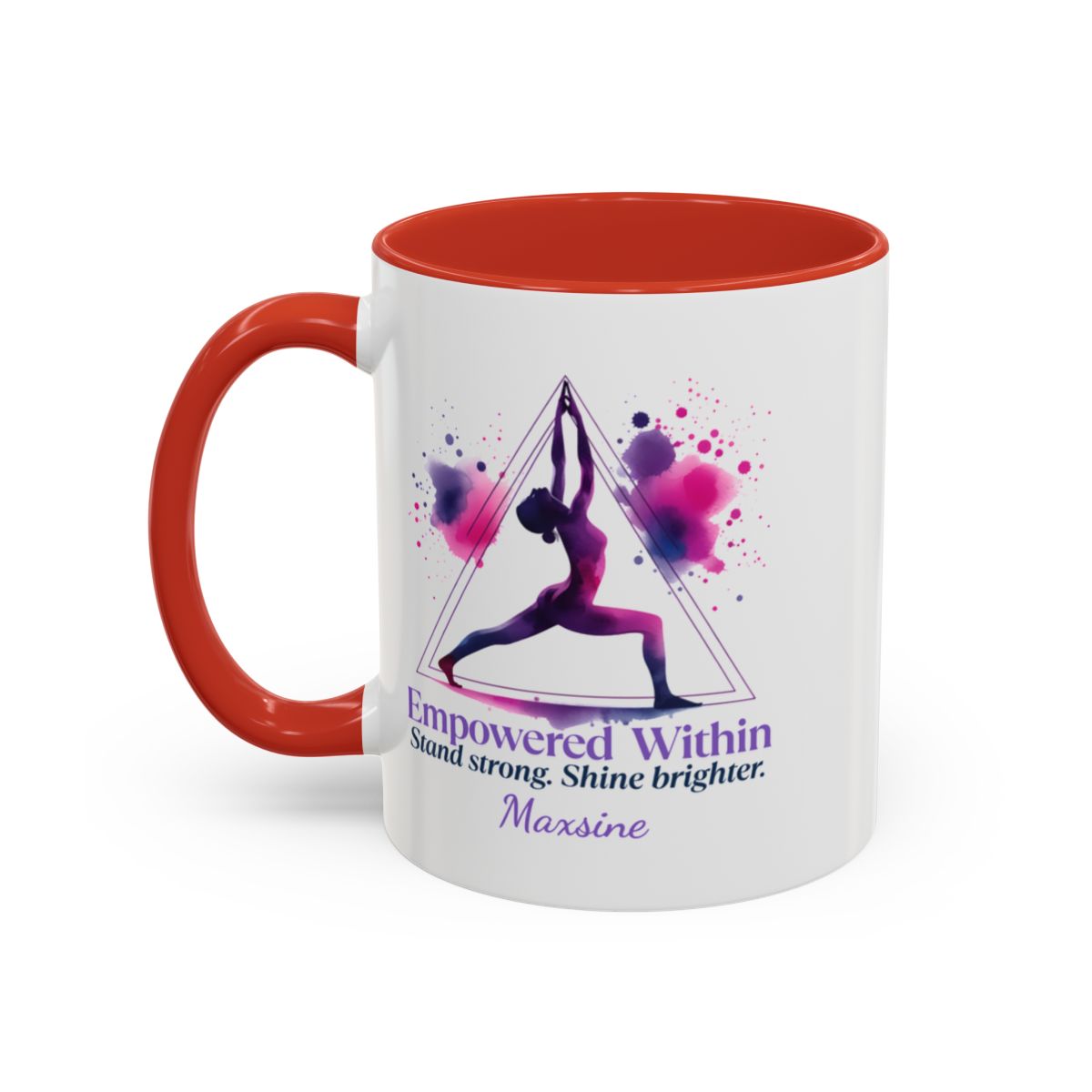 Personalized Yoga Mug for Her - 🧘♀️ Empowered Within –