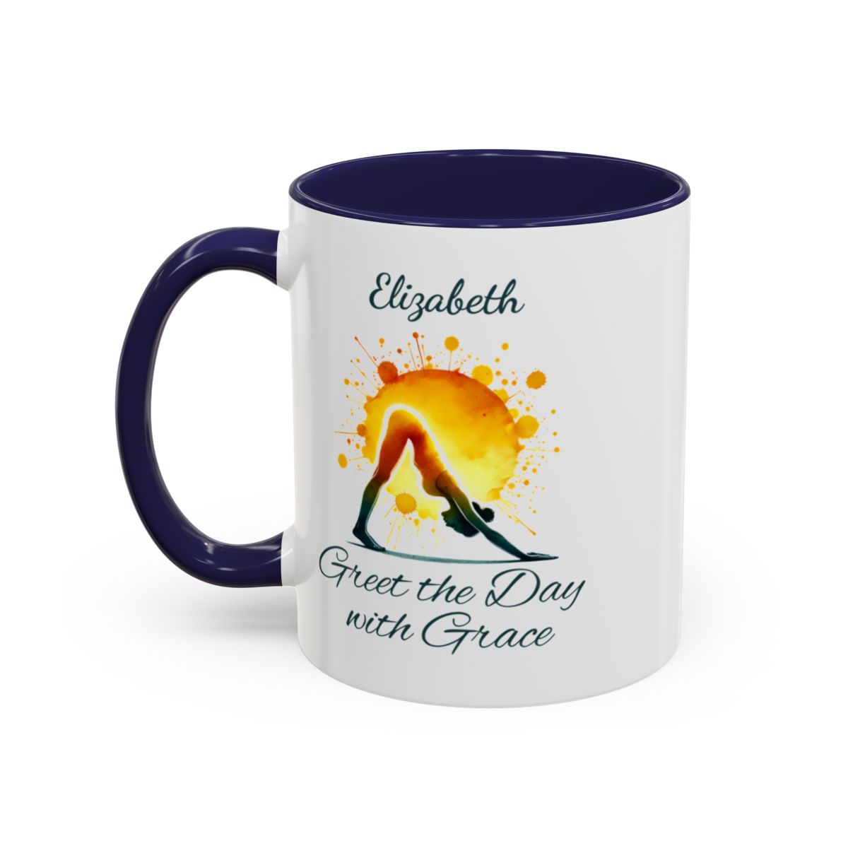 π§ Personalised Yoga Mug β "Greet the Day with Grace" π