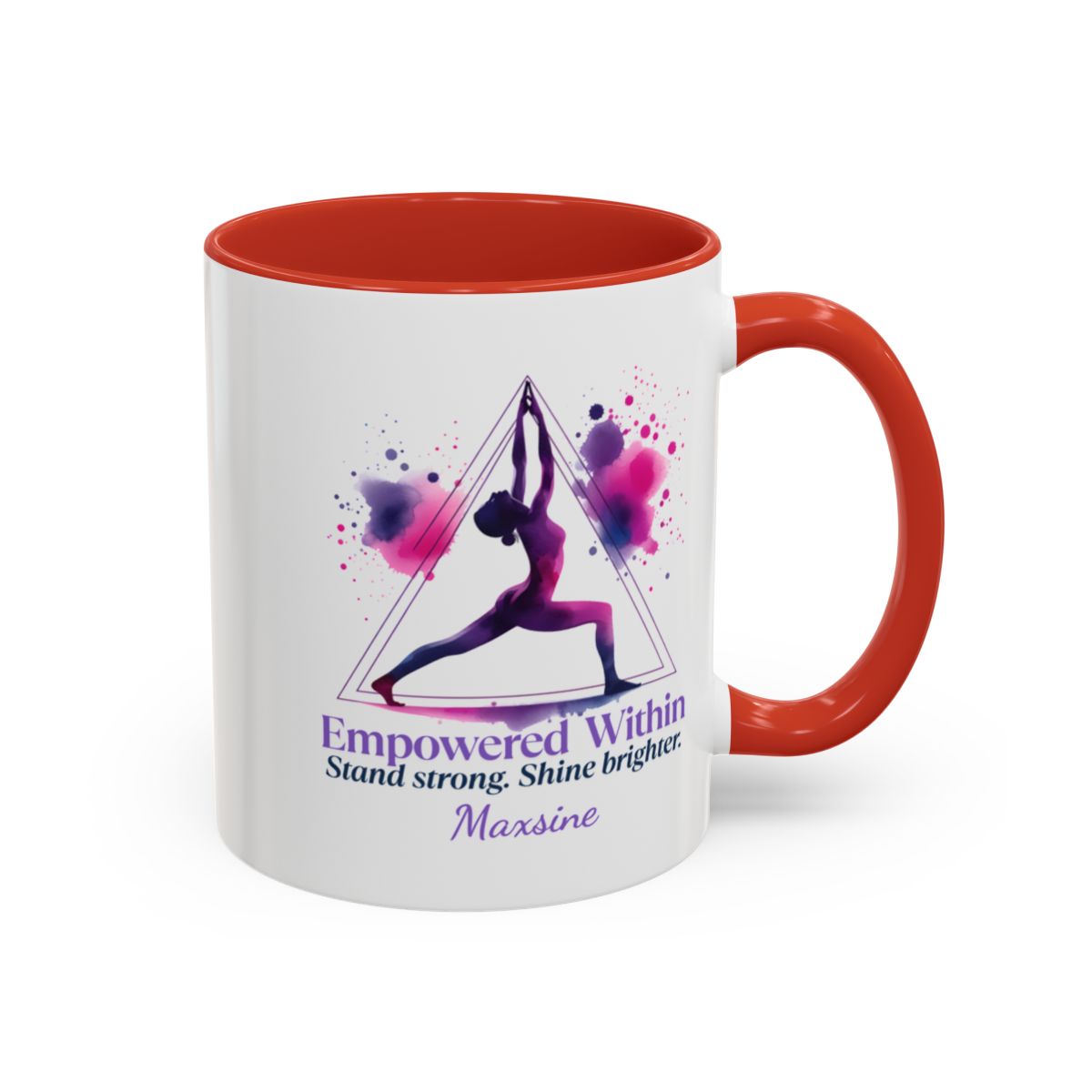 Personalized Yoga Mug for Her - 🧘♀️ Empowered Within –