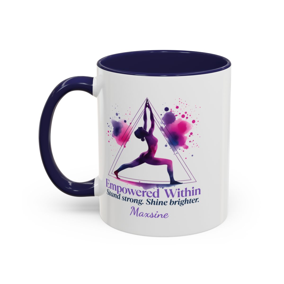 Personalized Yoga Mug for Her - 🧘♀️ Empowered Within –