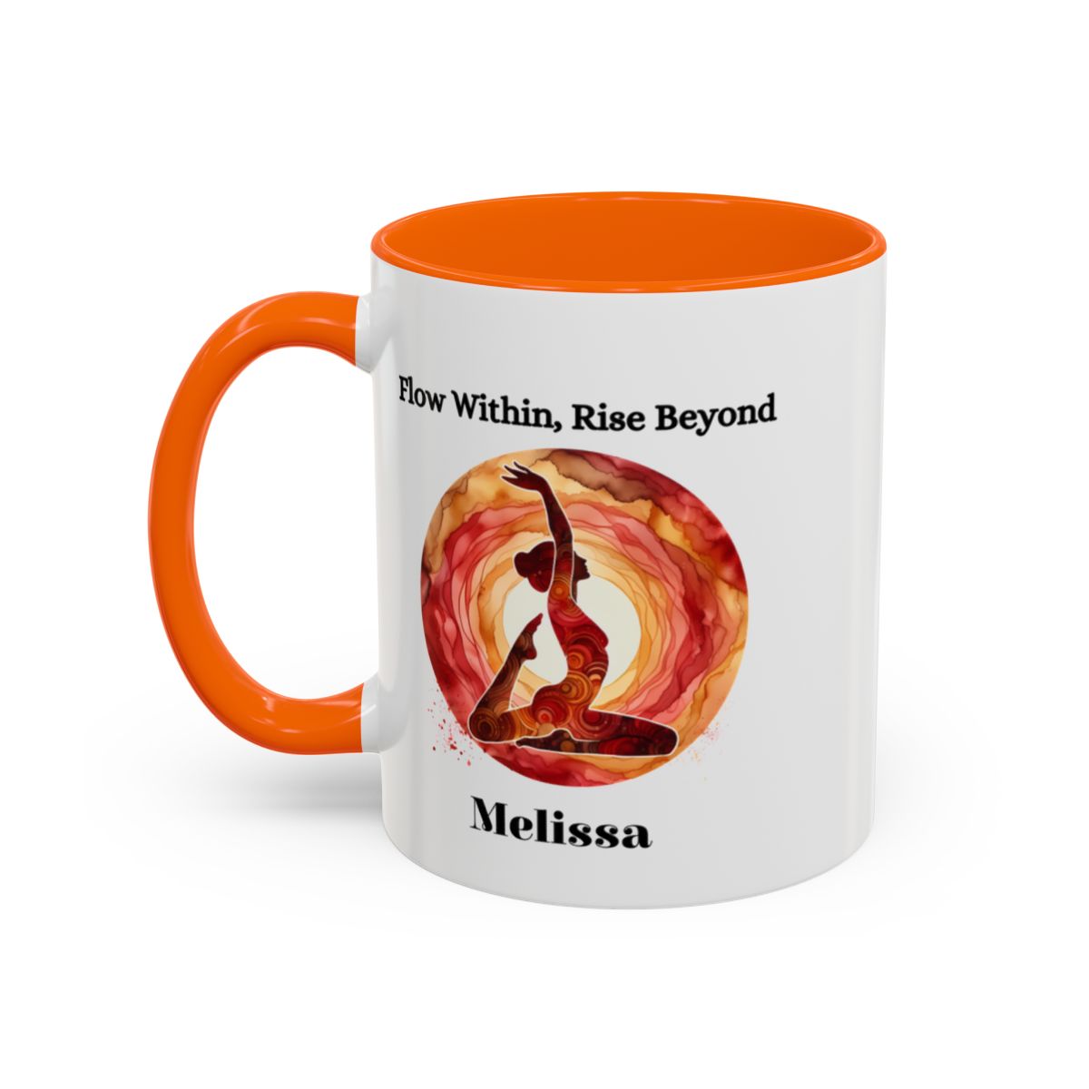 Personalised Yoga Mug - 🧘♀️ Flow Within, Rise Beyond