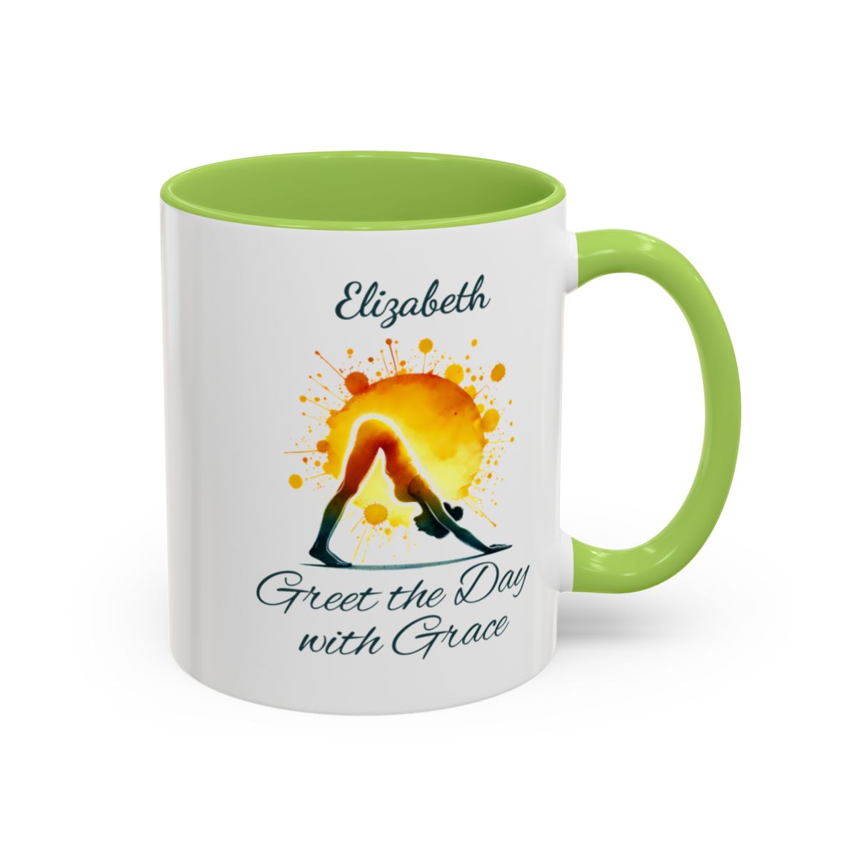π§ Personalised Yoga Mug β "Greet the Day with Grace" π
