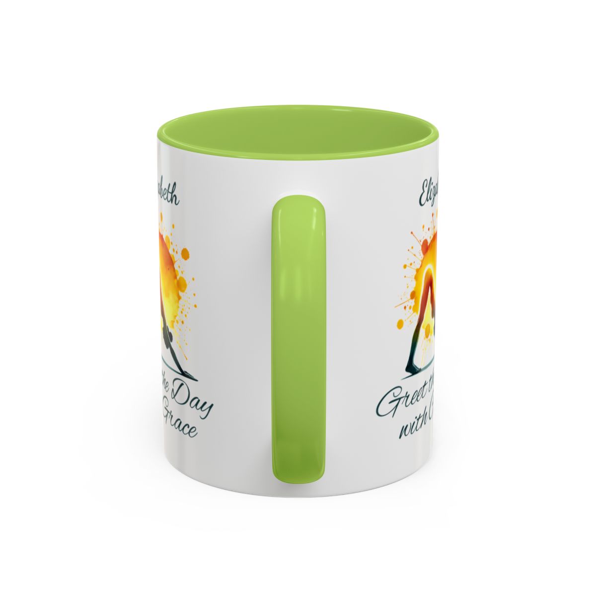 π§ Personalised Yoga Mug β "Greet the Day with Grace" π