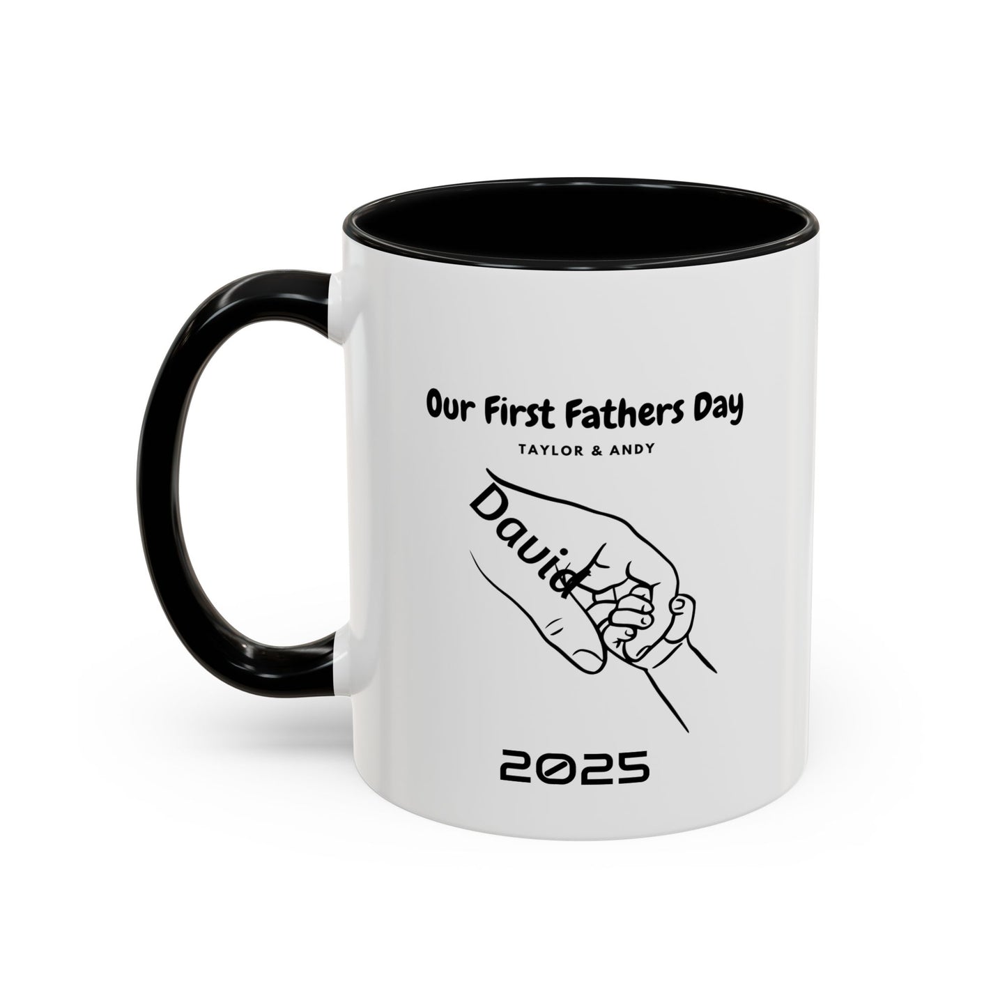 Personalized First Father's Day Coffee Mug - 11oz