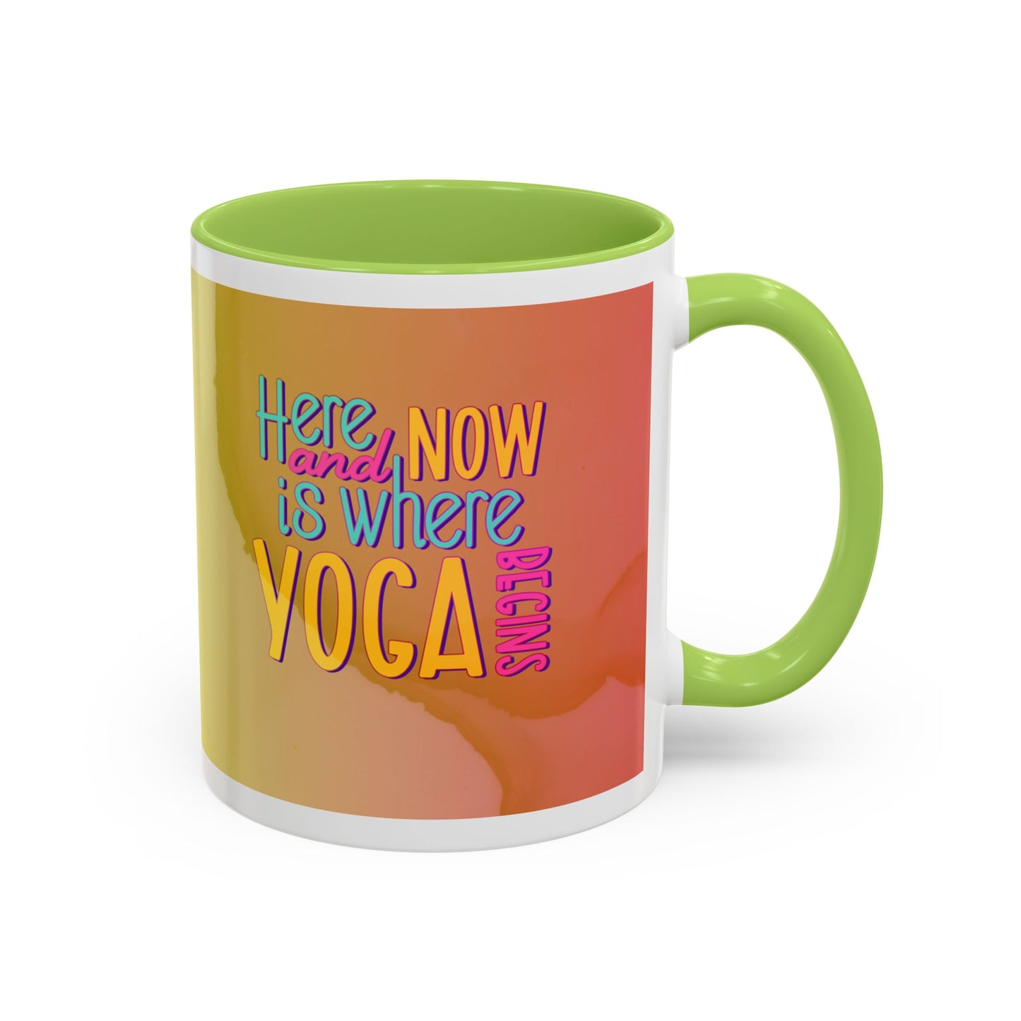 Yoga-Themed 11 oz Coffee Mug